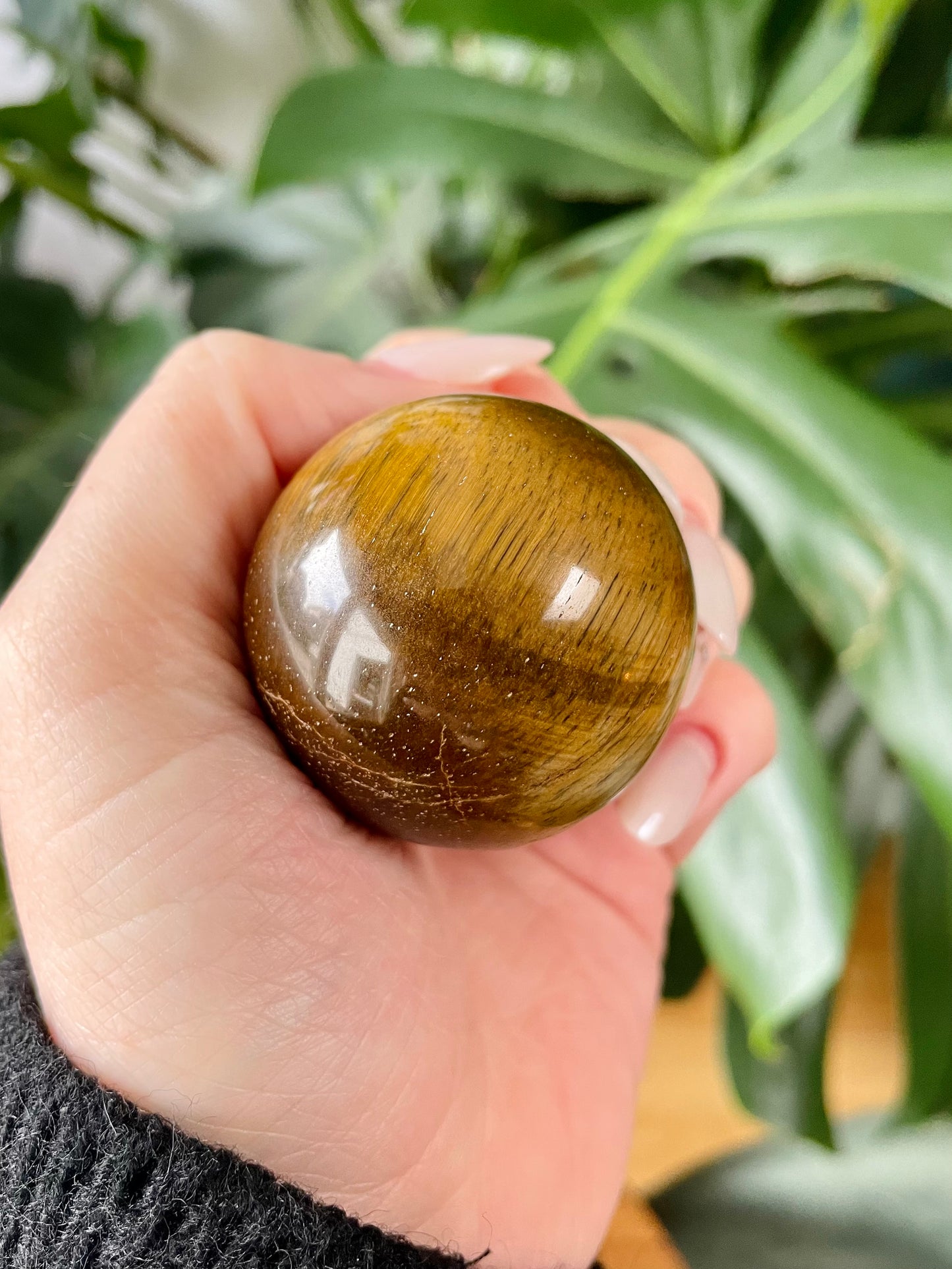 Extra Tiger's Eye Sphere