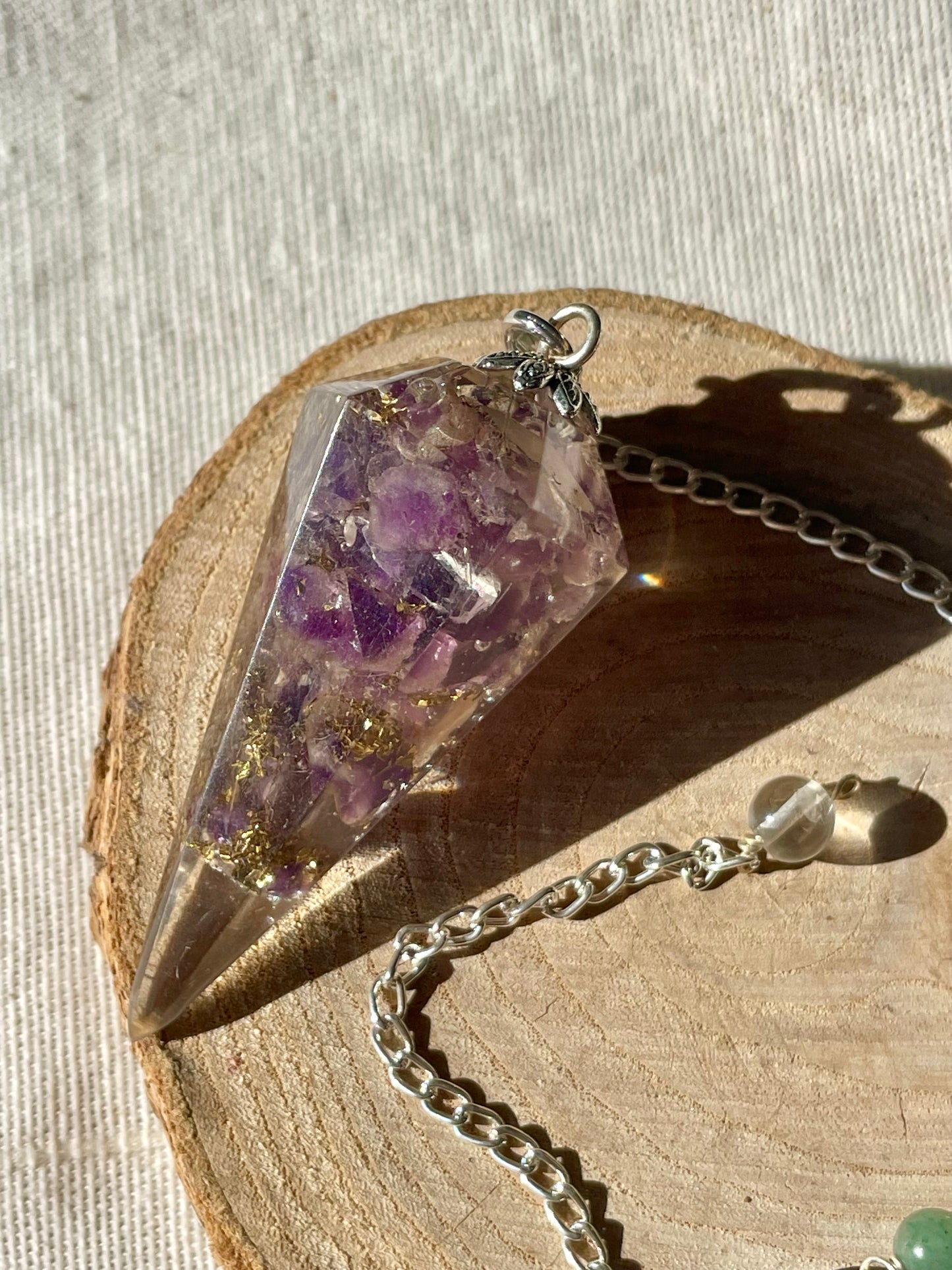 Pendule Orgonite - Améthyste