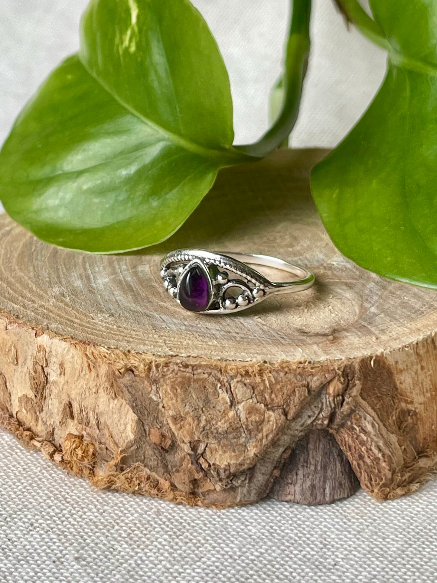 Bague Améthyste - Argent 925