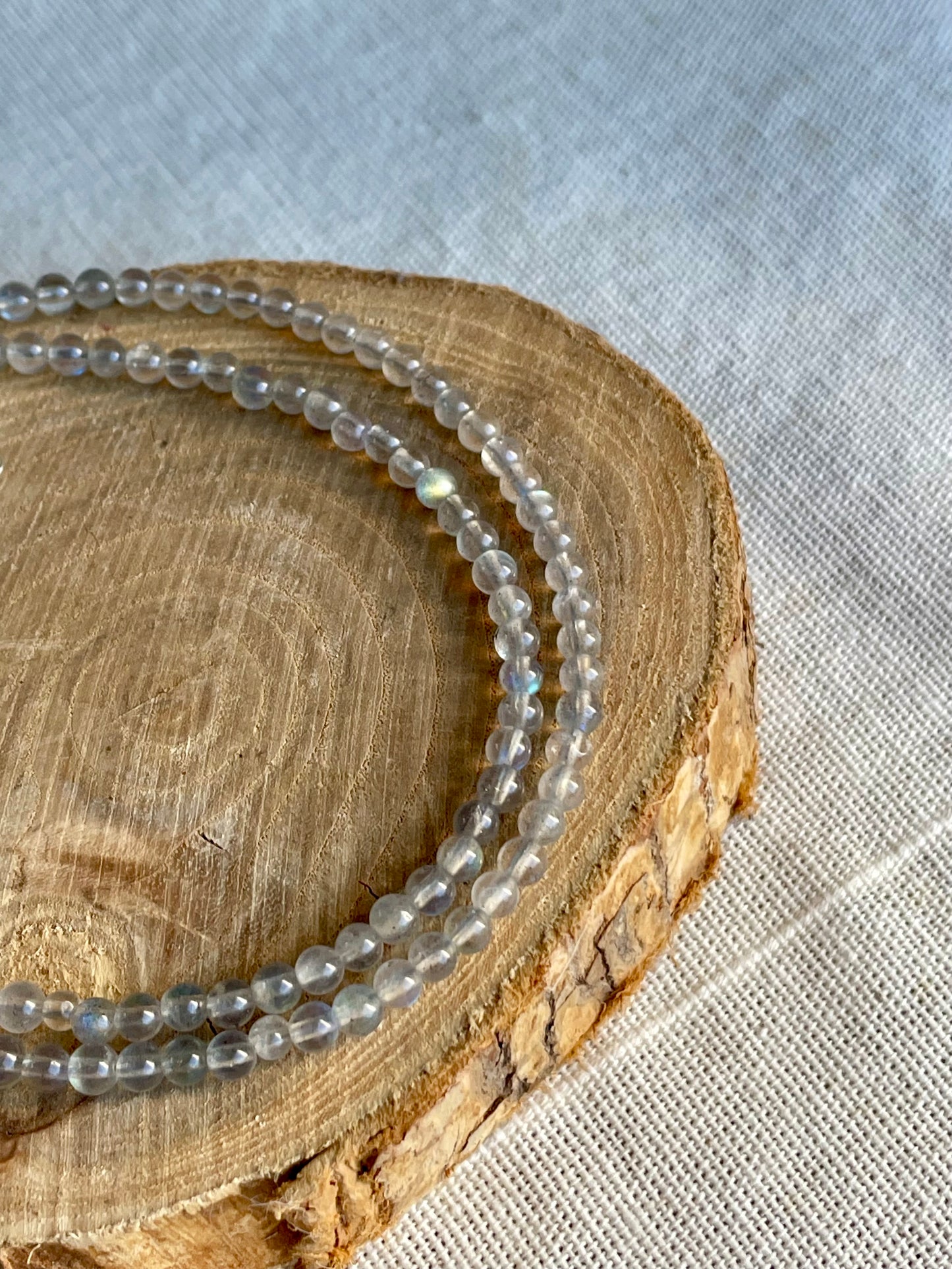 Collier facetté Labradorite - Argent 925