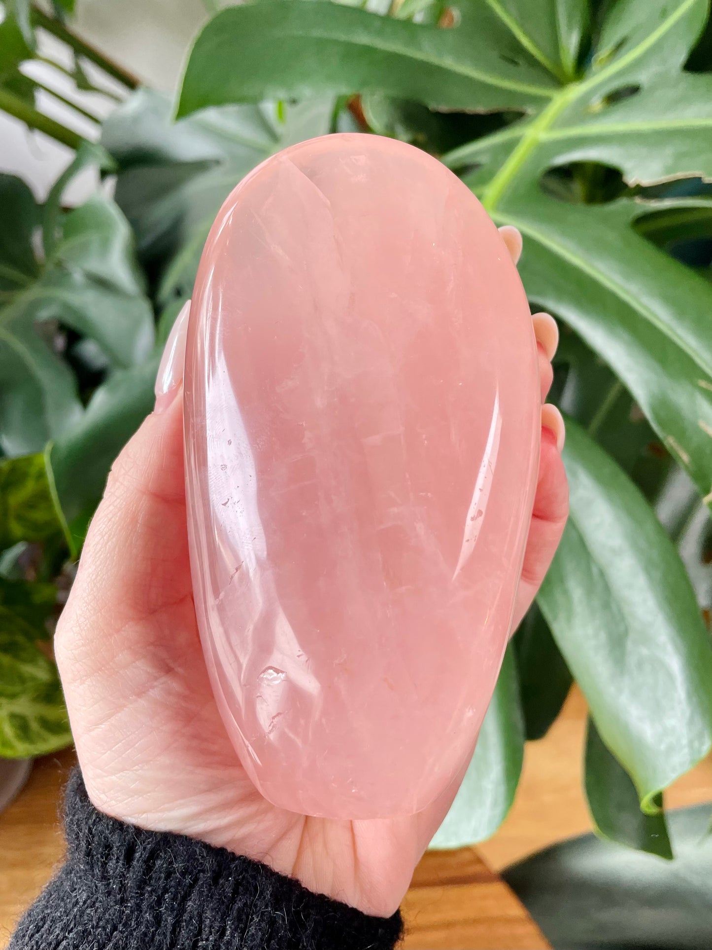 Forme libre de Quartz rose AA