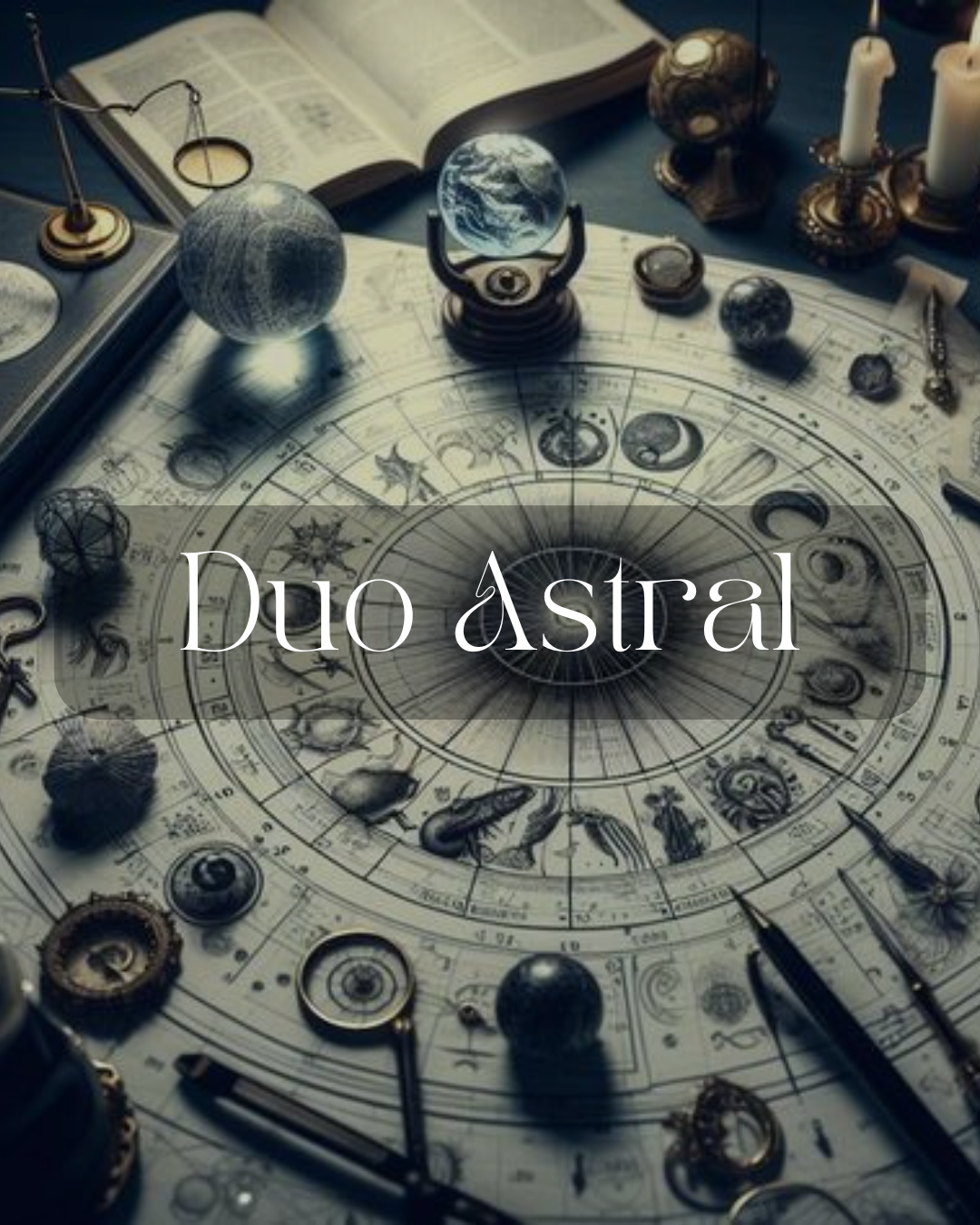 Analyse astrologique de couple Duo Astral - Thème natal partagé pour compatibilité amoureuse