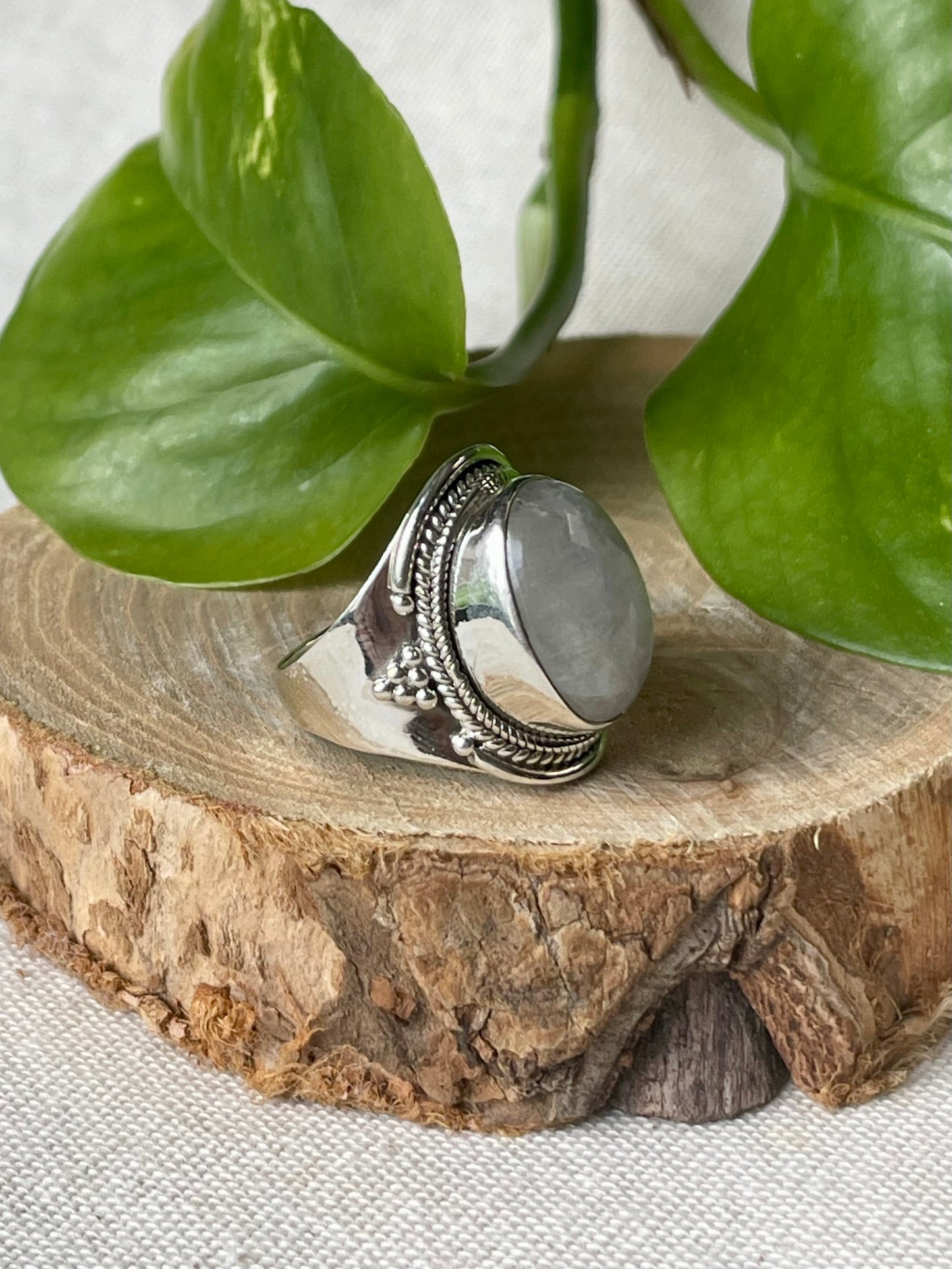 bague pierre de lune