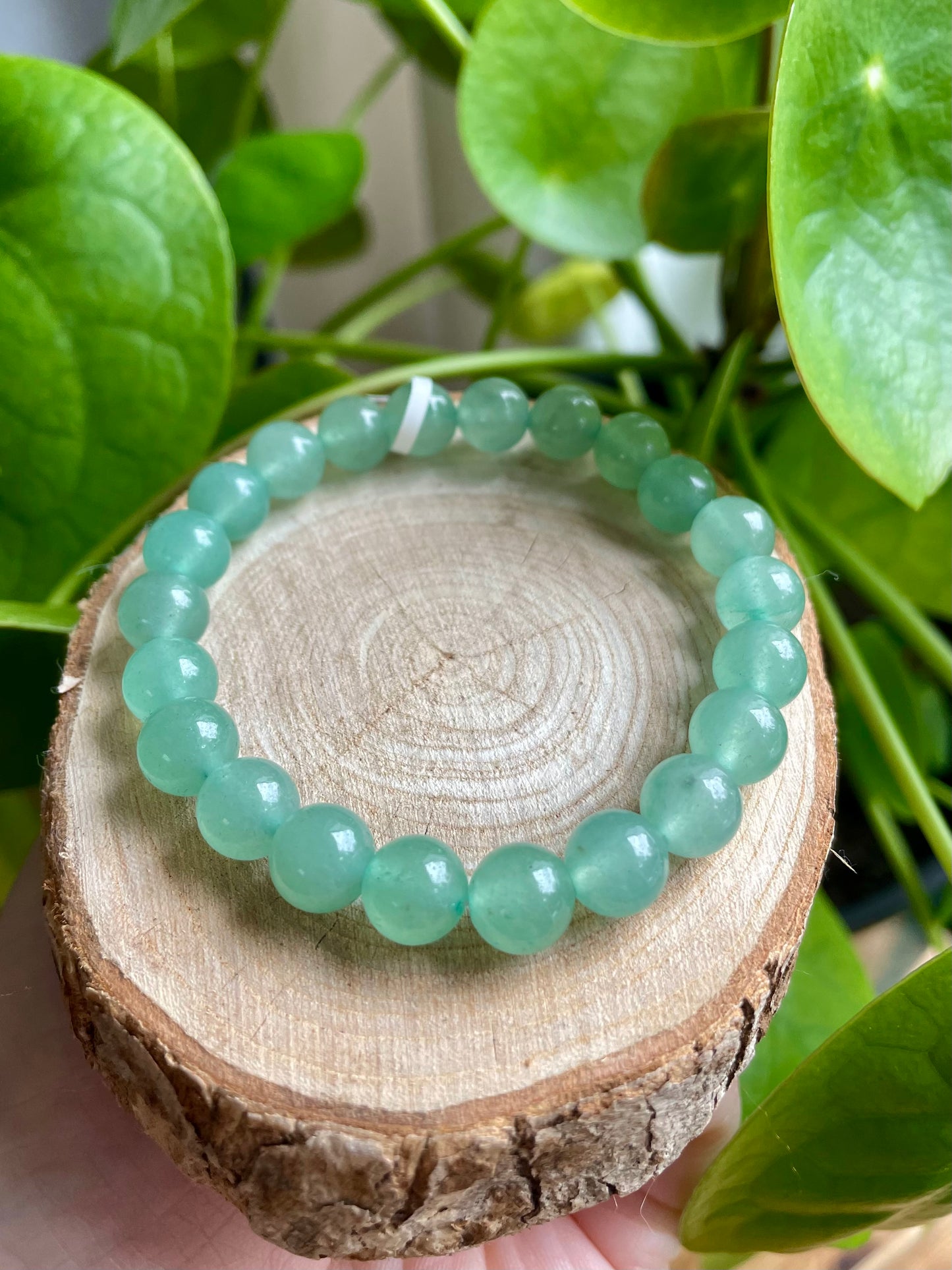 Bracelet Aventurine verte 8 mm