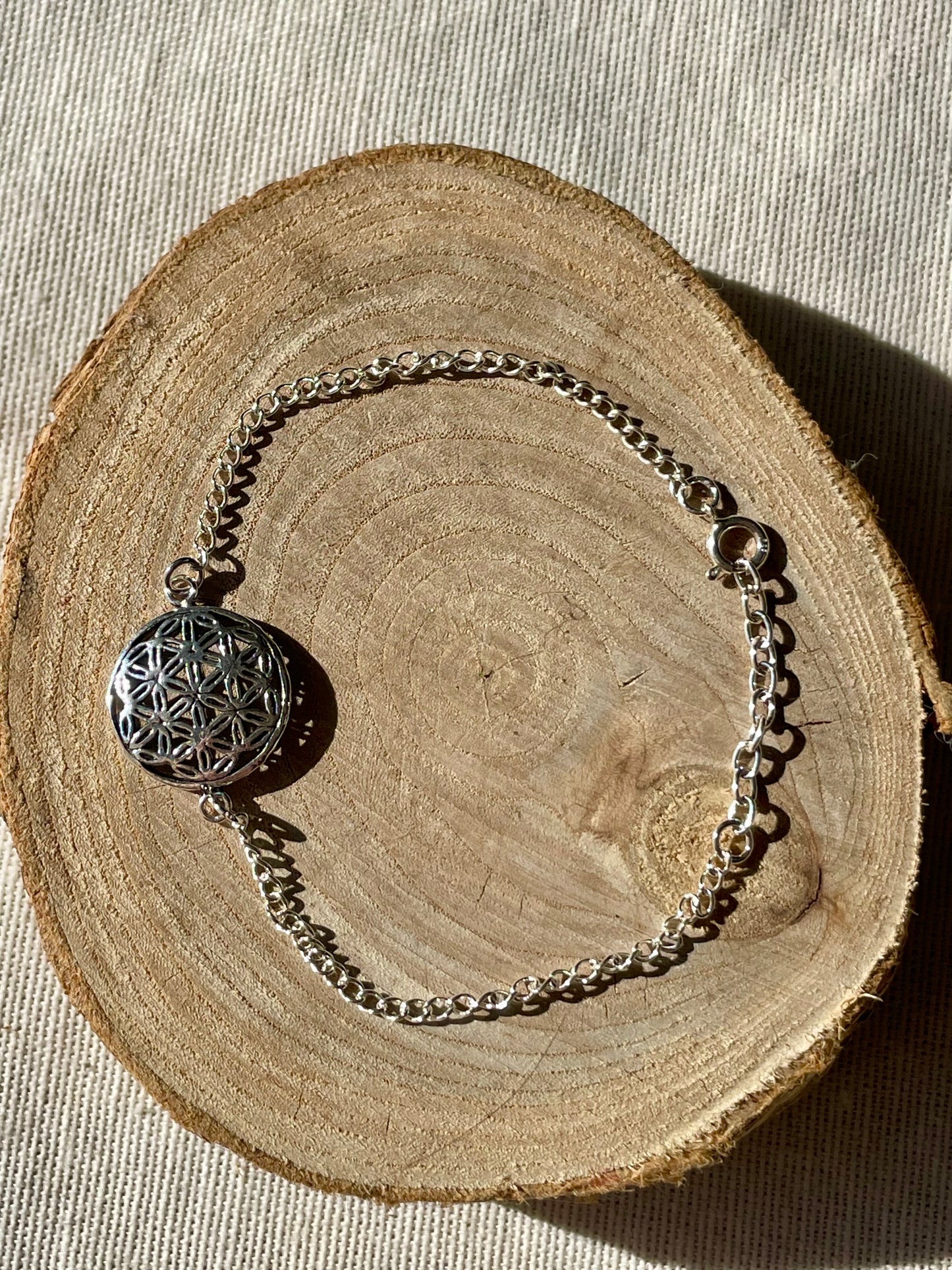 Bracelet Fleur de vie Argent 925
