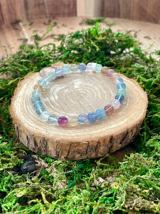 Bracelet Fluorite multicolore