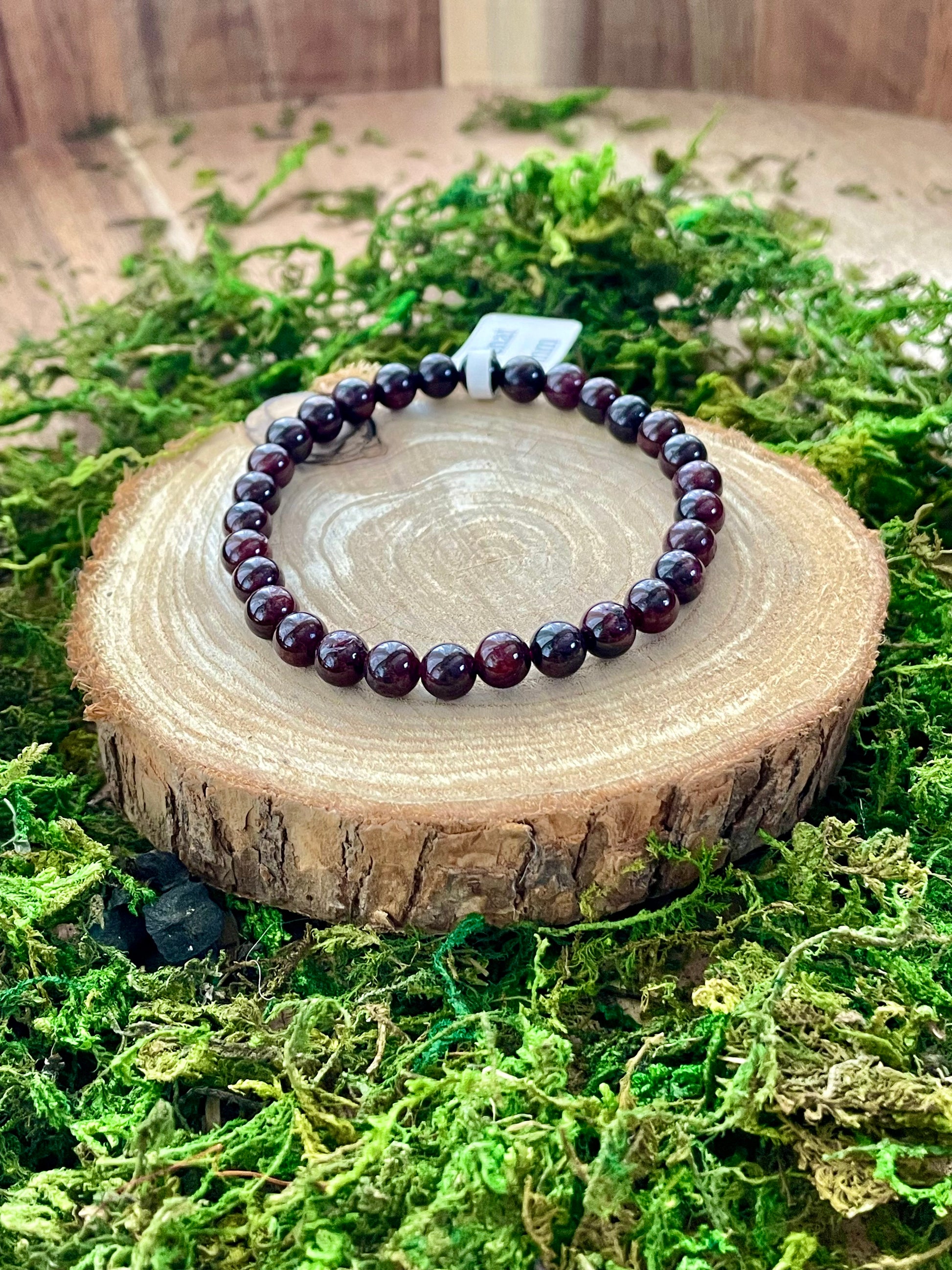 Bracelet Grenat 6mm