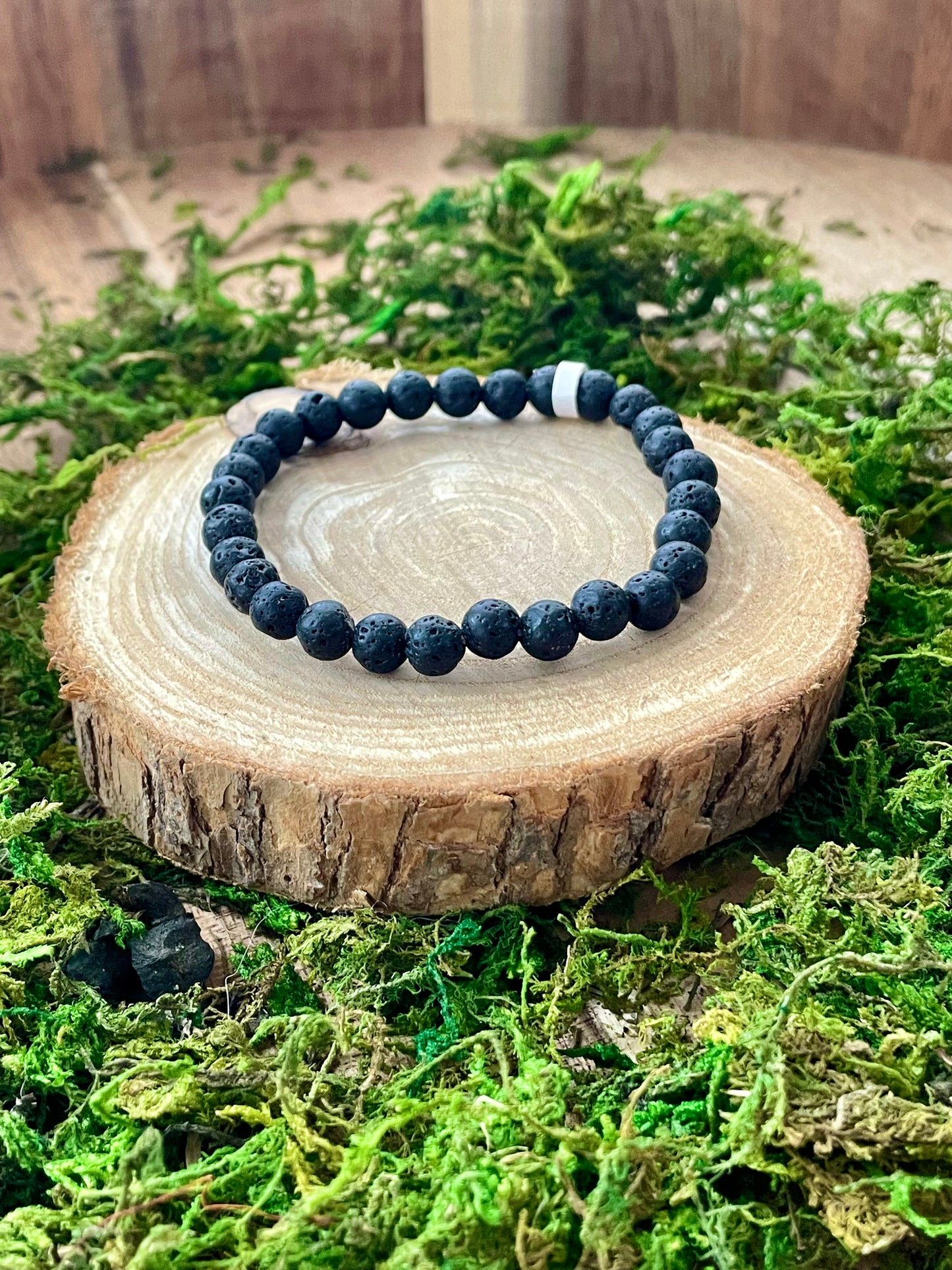 Bracelet Pierre de lave 6mm