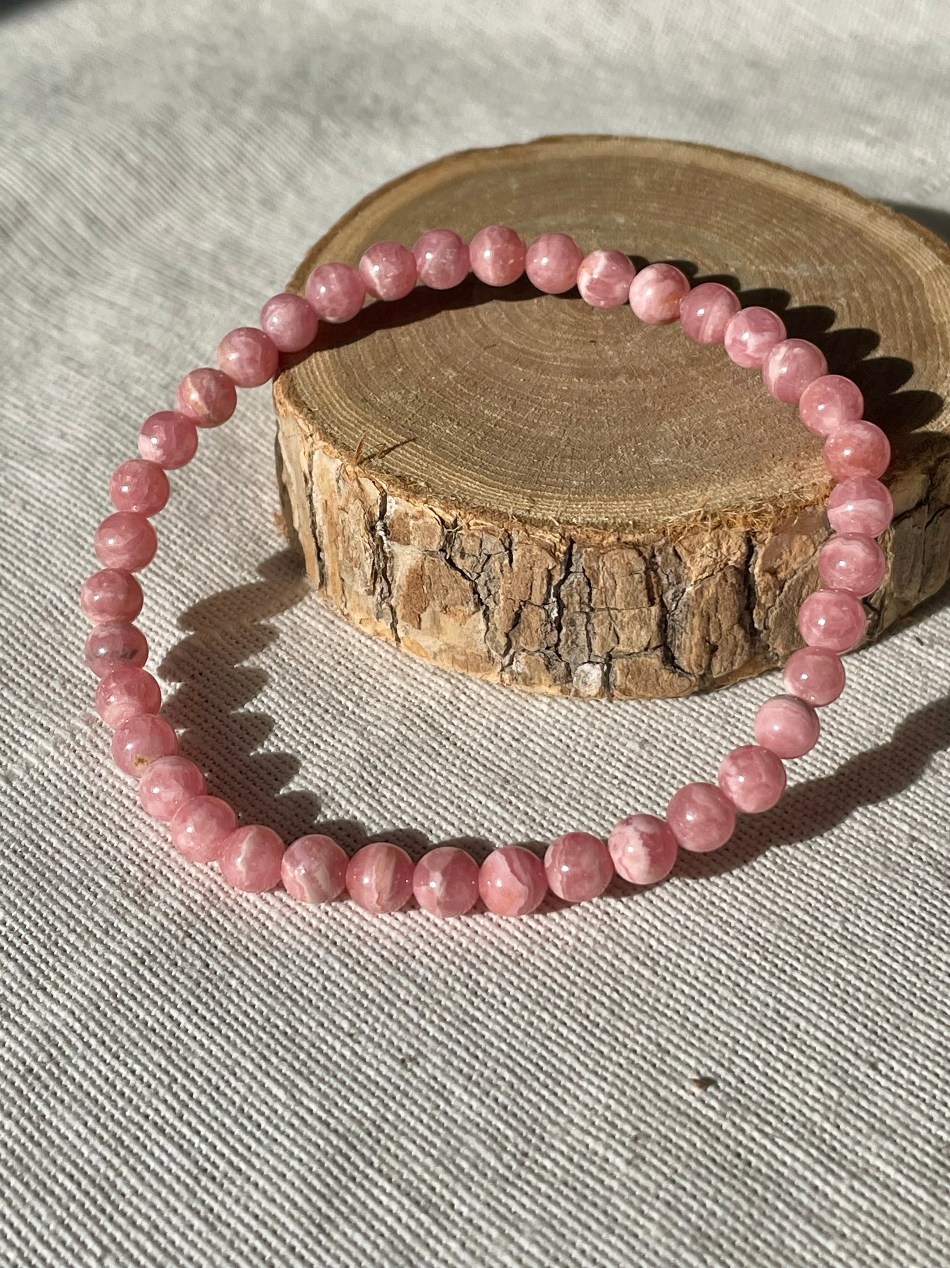 Bracelet Rhodochrosite 4mm