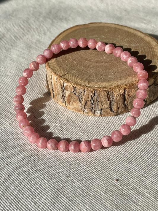 Bracelet Rhodochrosite 4mm