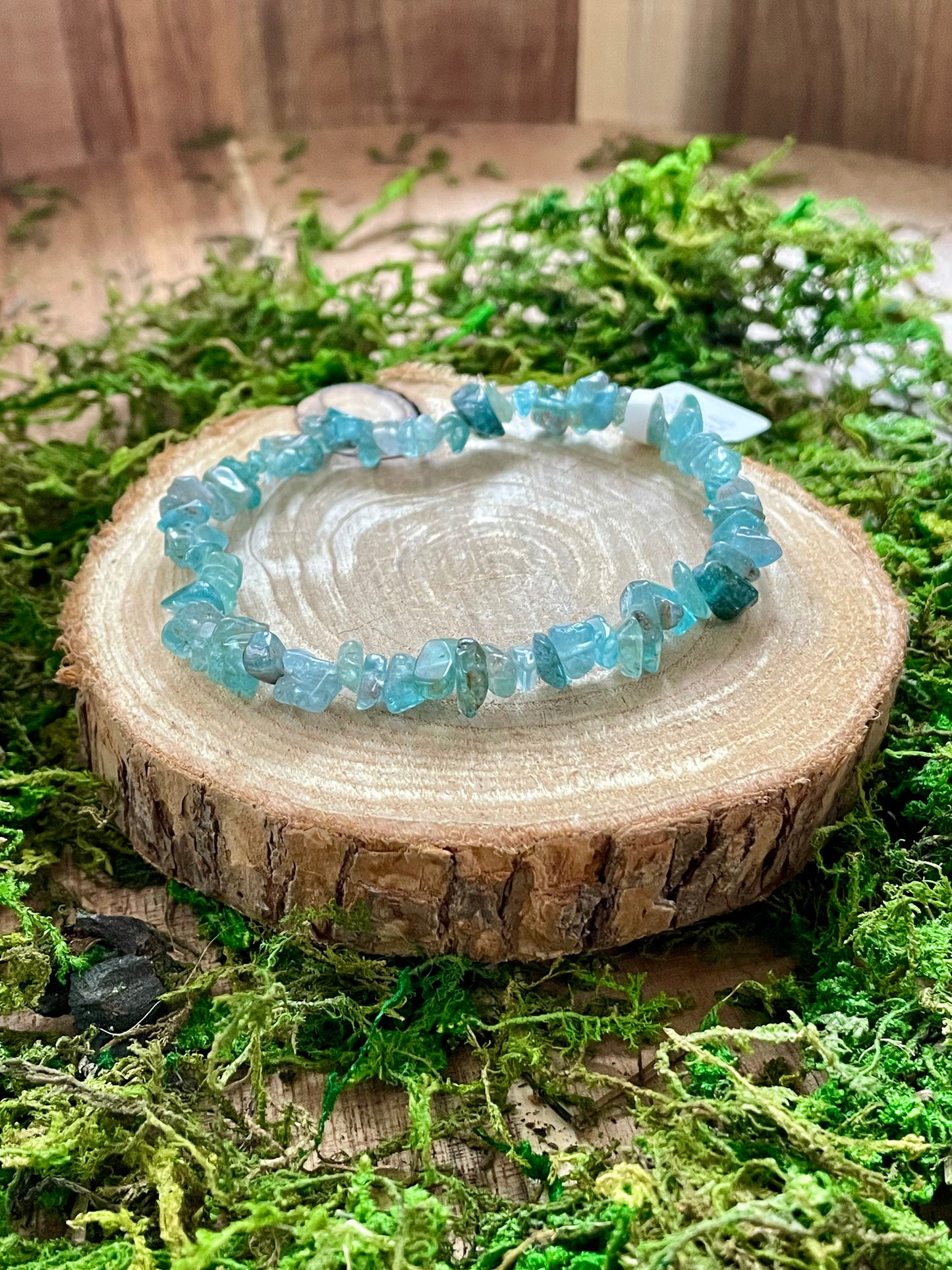 Bracelet baroque Apatite