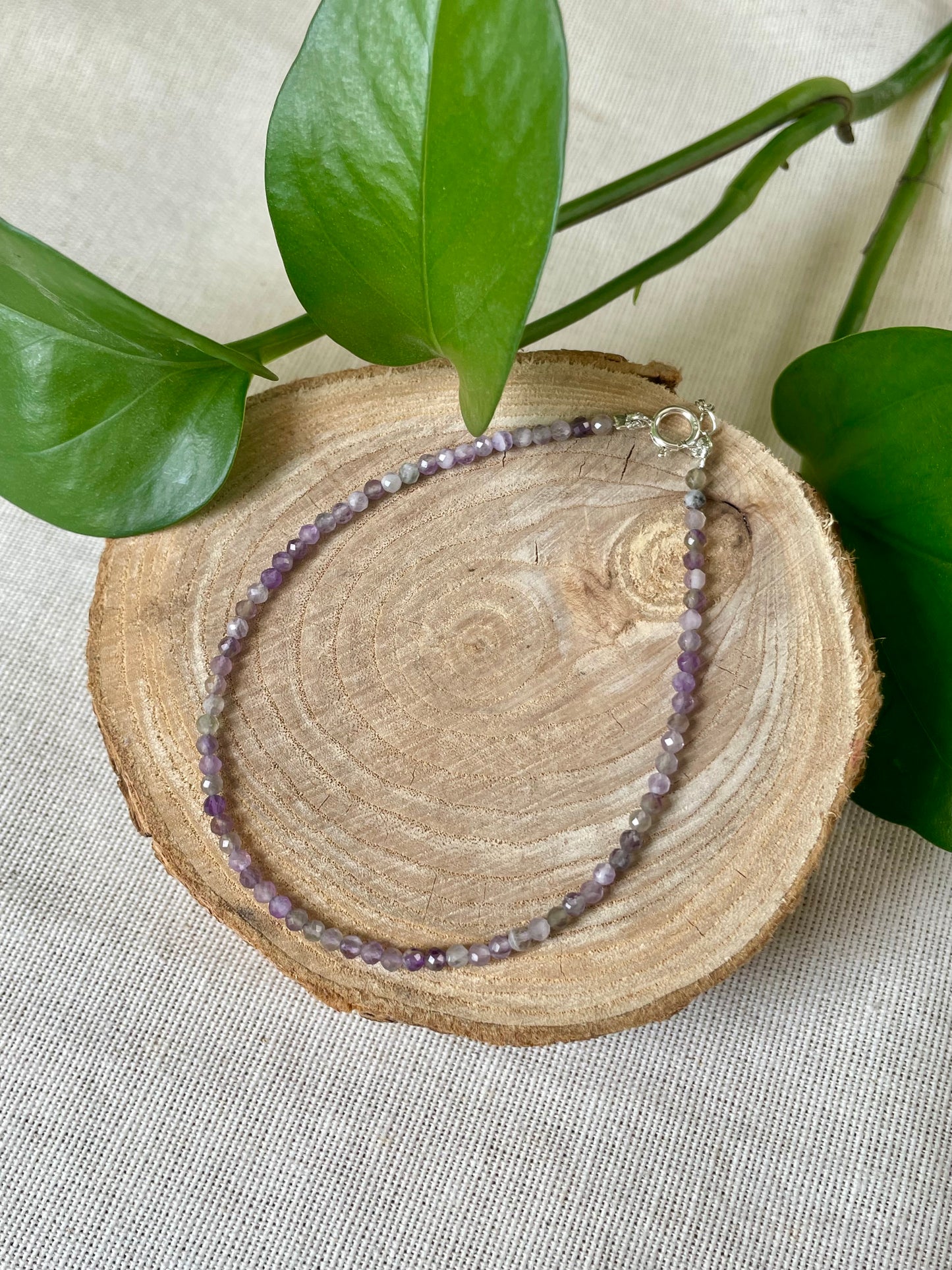 Bracelet facette Amethyste