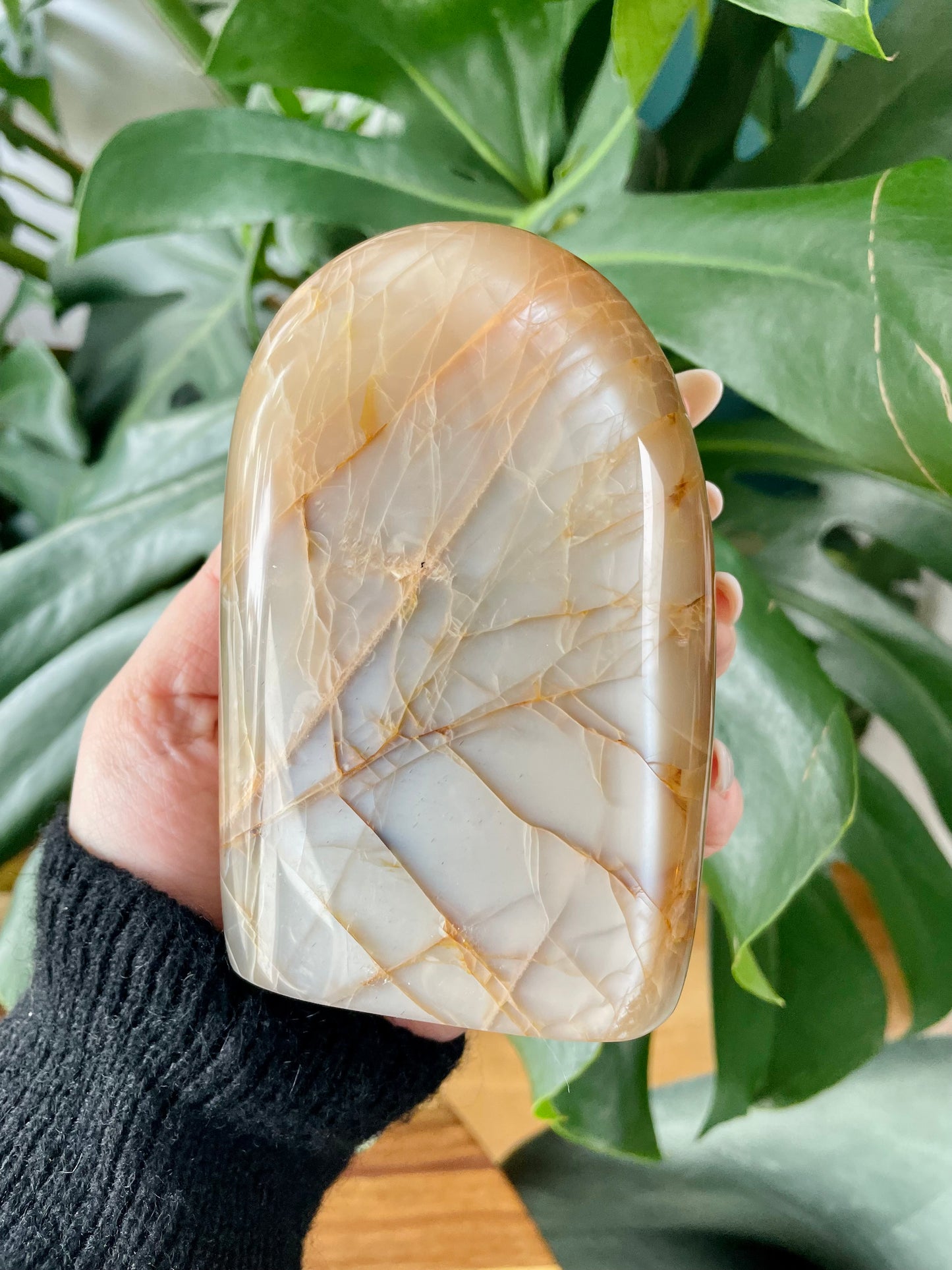 Free form of Extra Orange Moonstone