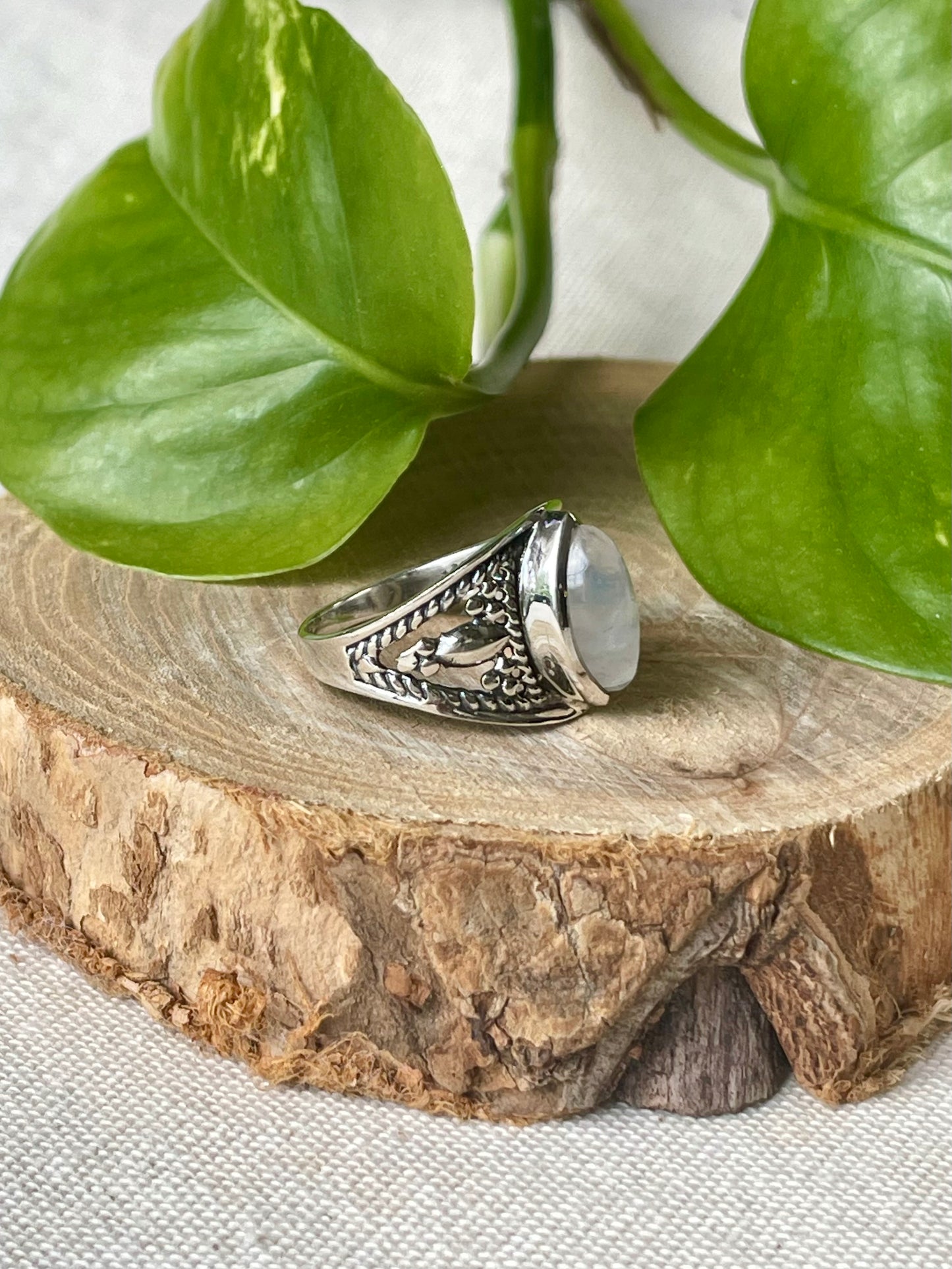 Bague Pierre de Lune - Argent 925