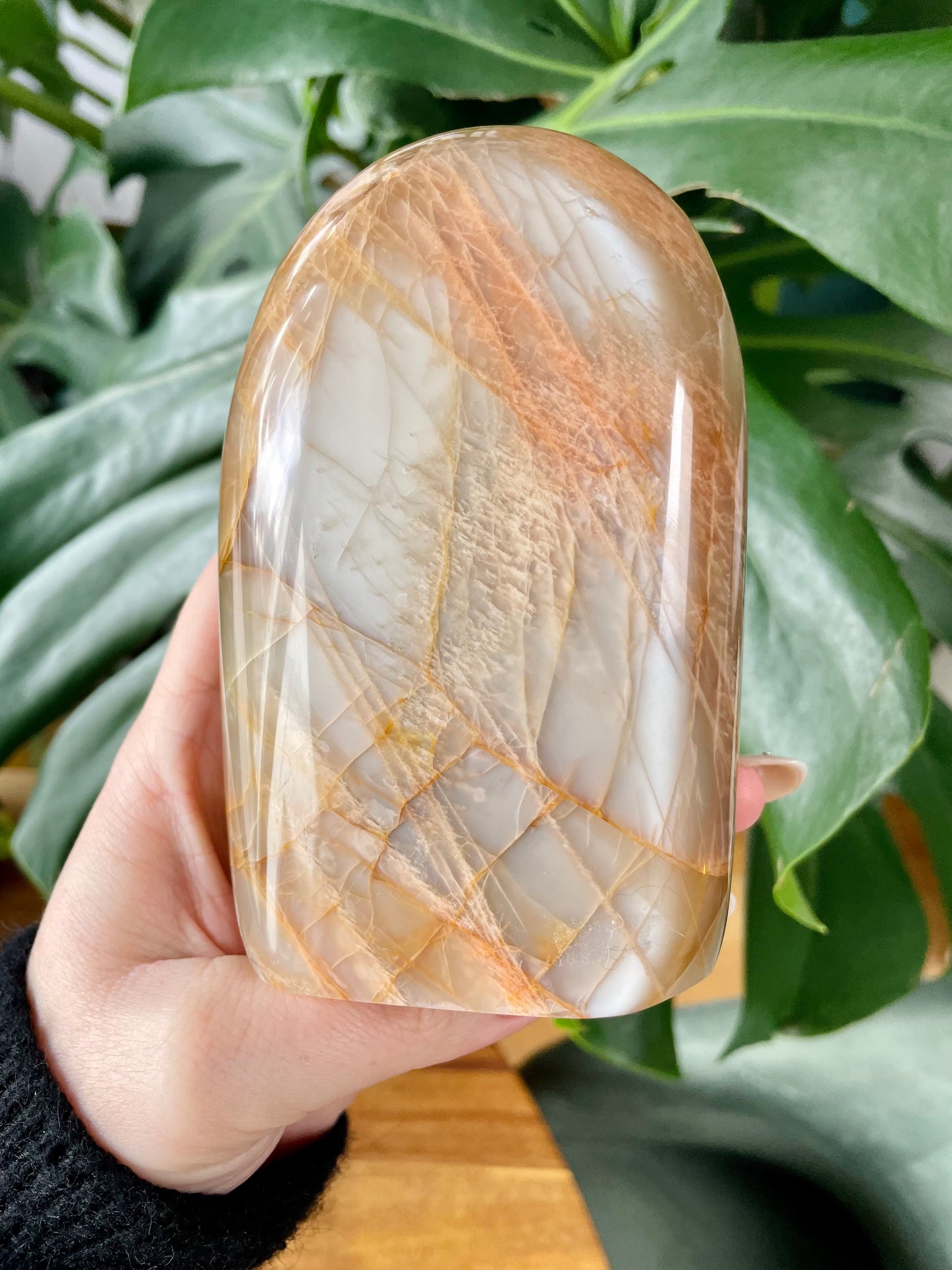 Free form of Extra Orange Moonstone