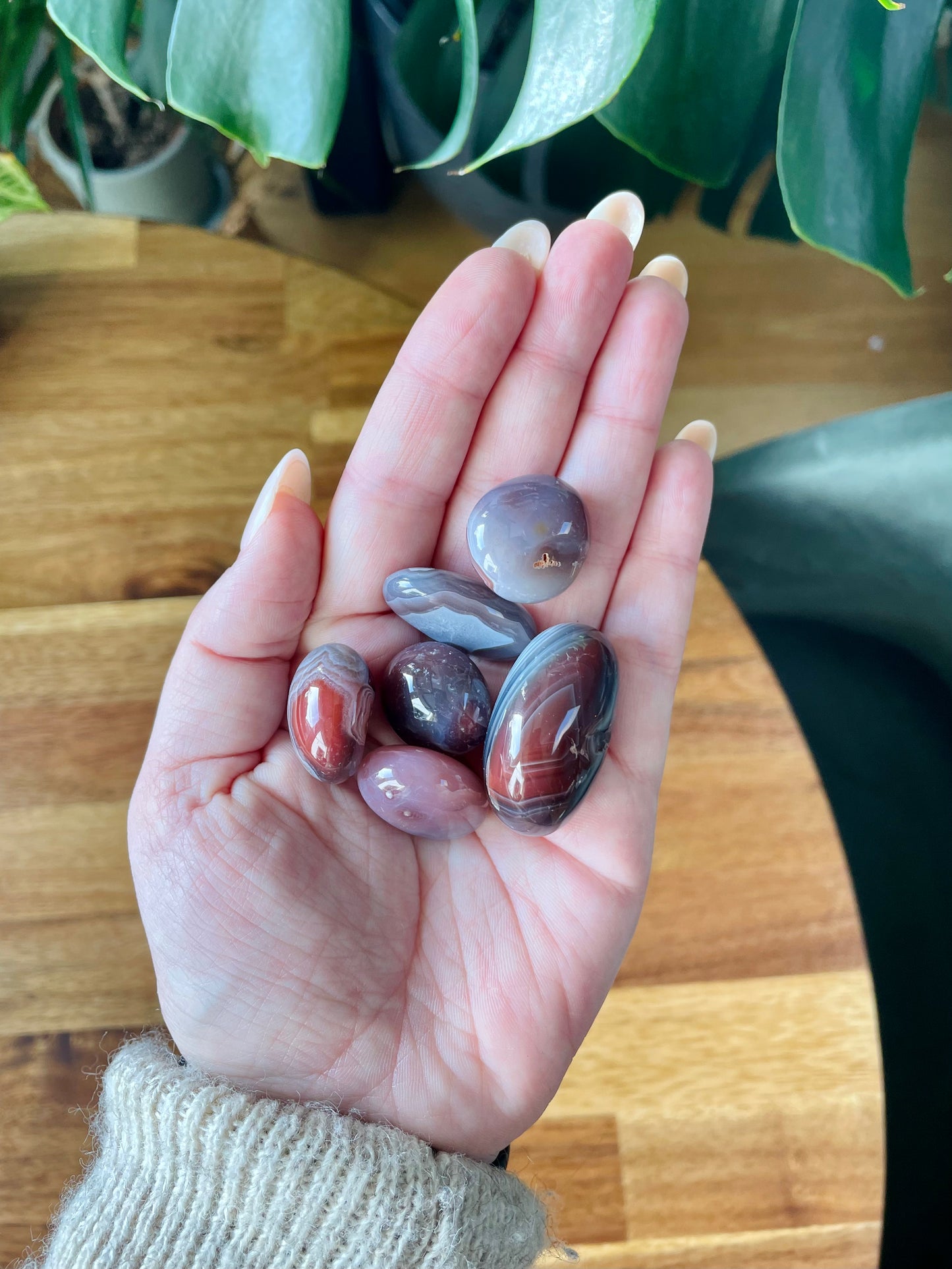 Agate Botswana Extra tumbled stone