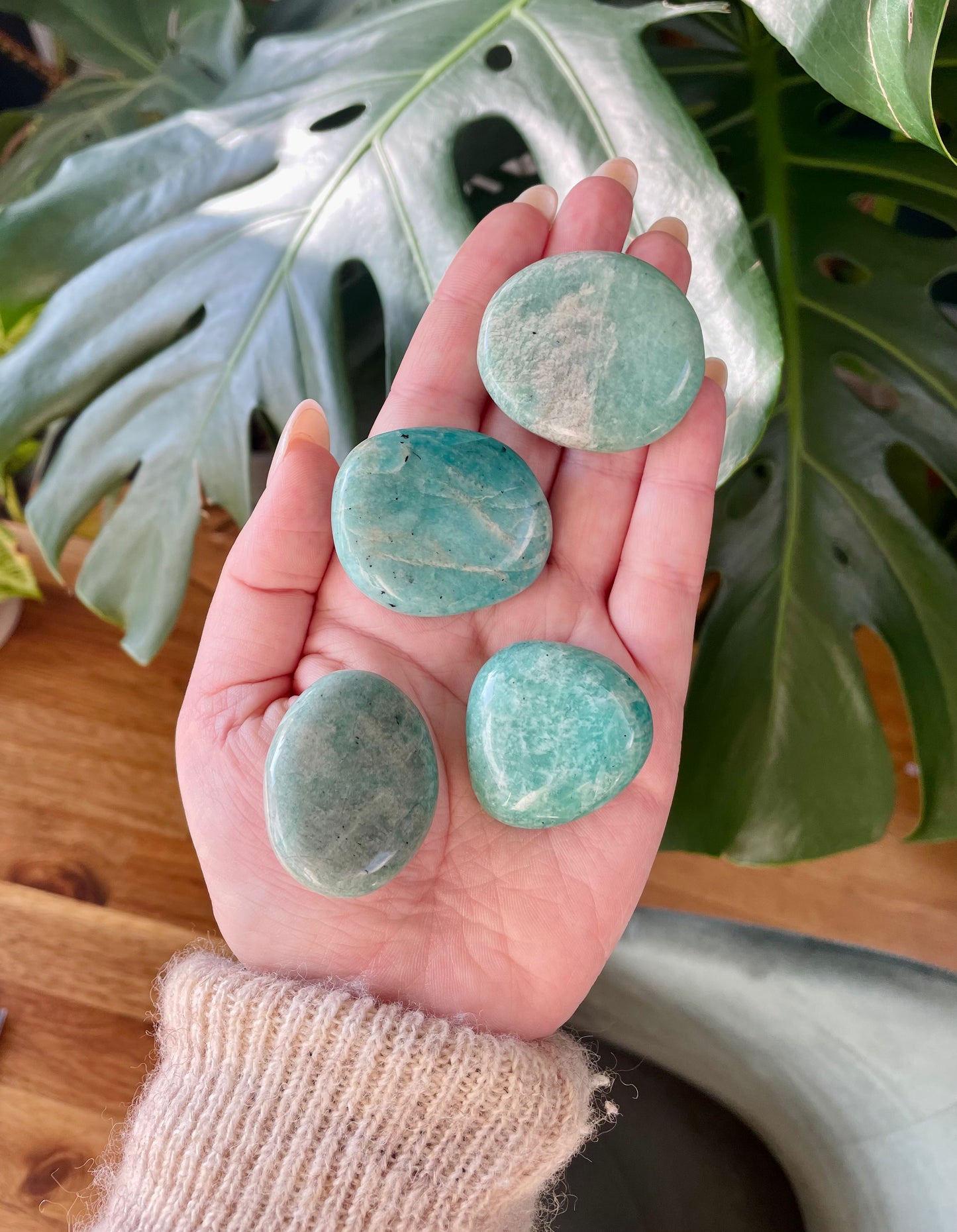 Galet d'Amazonite Extra