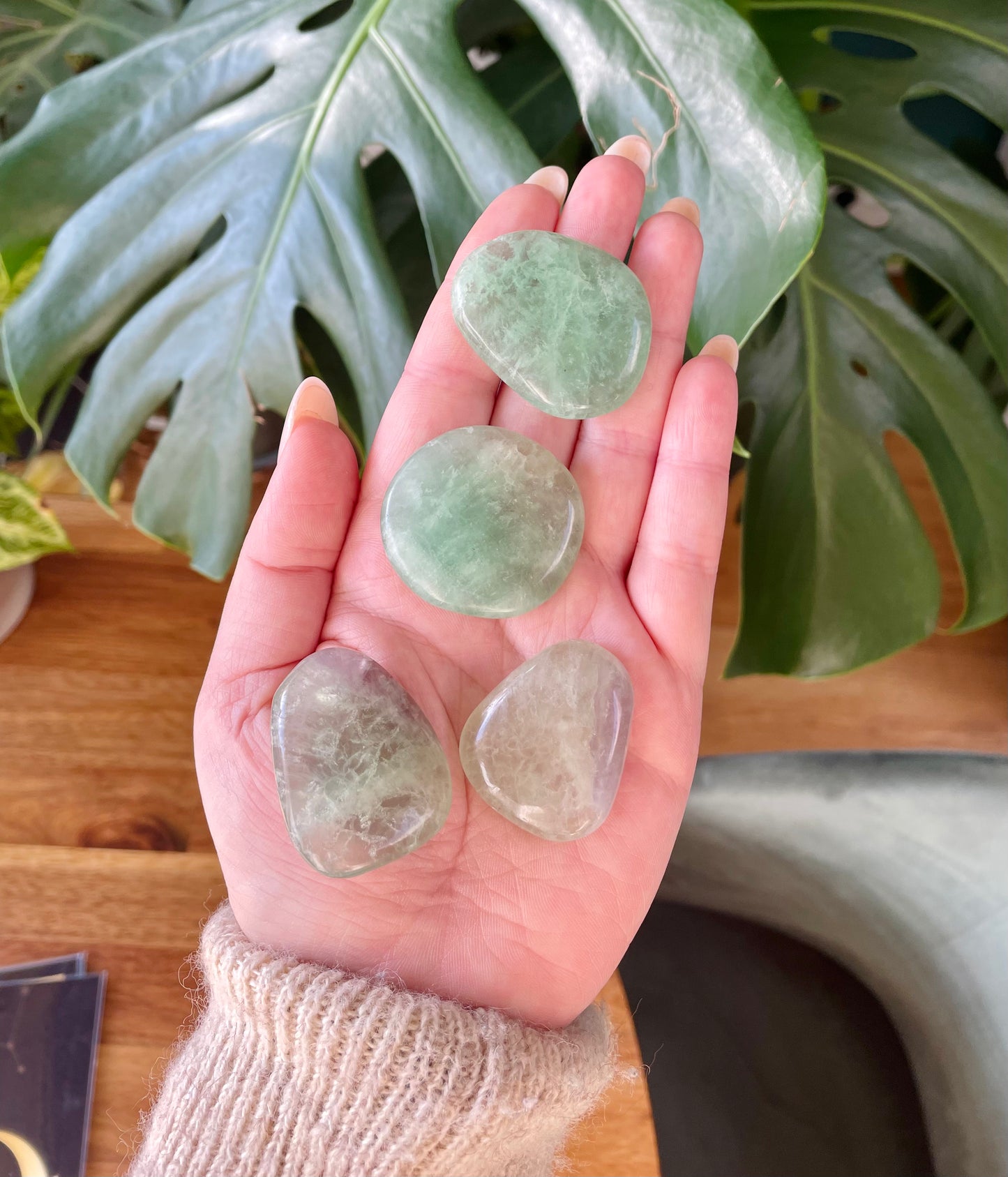 Galet de Fluorite verte Extra