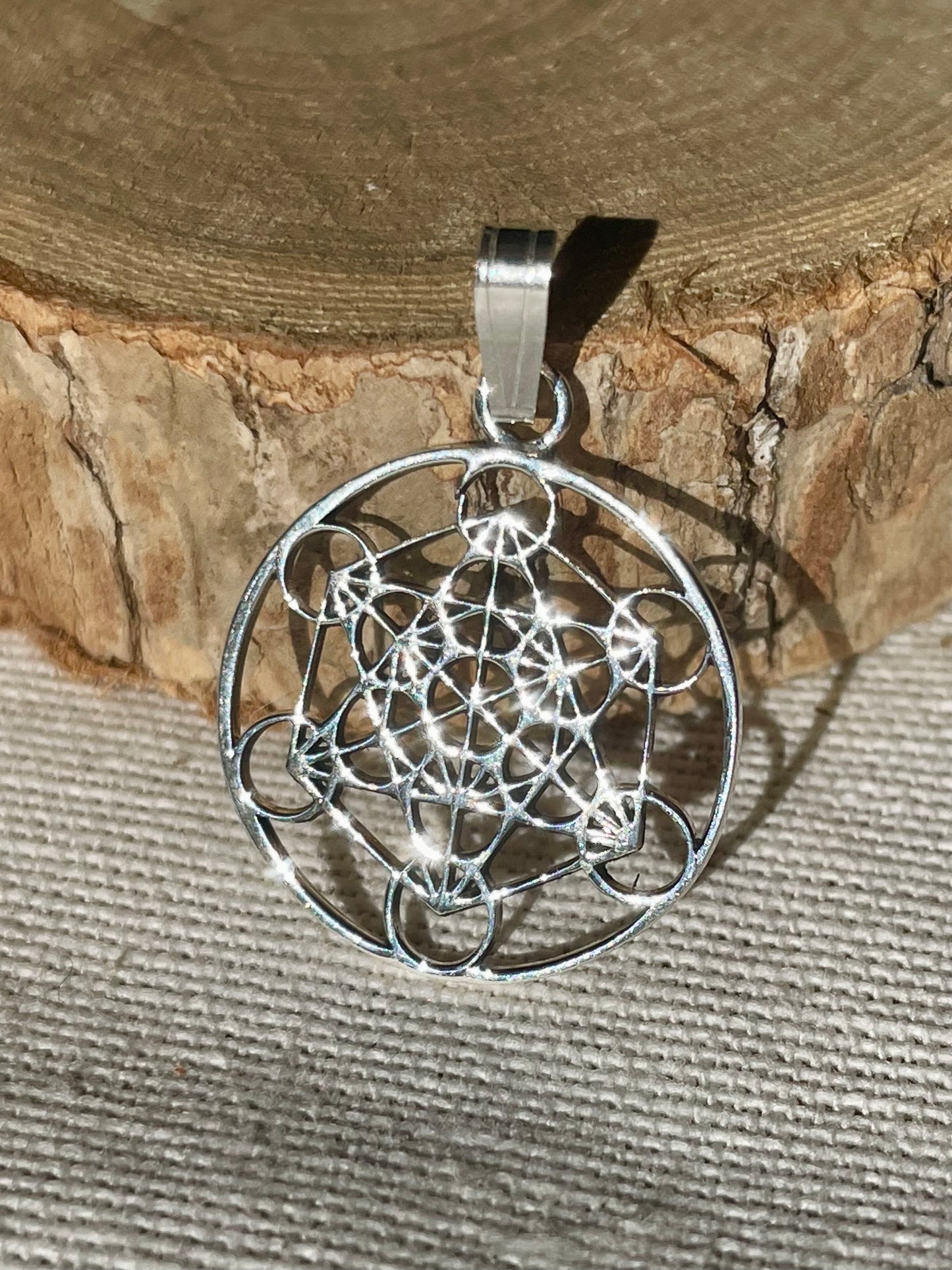 Pendentif de Métatron archange en Argent 925