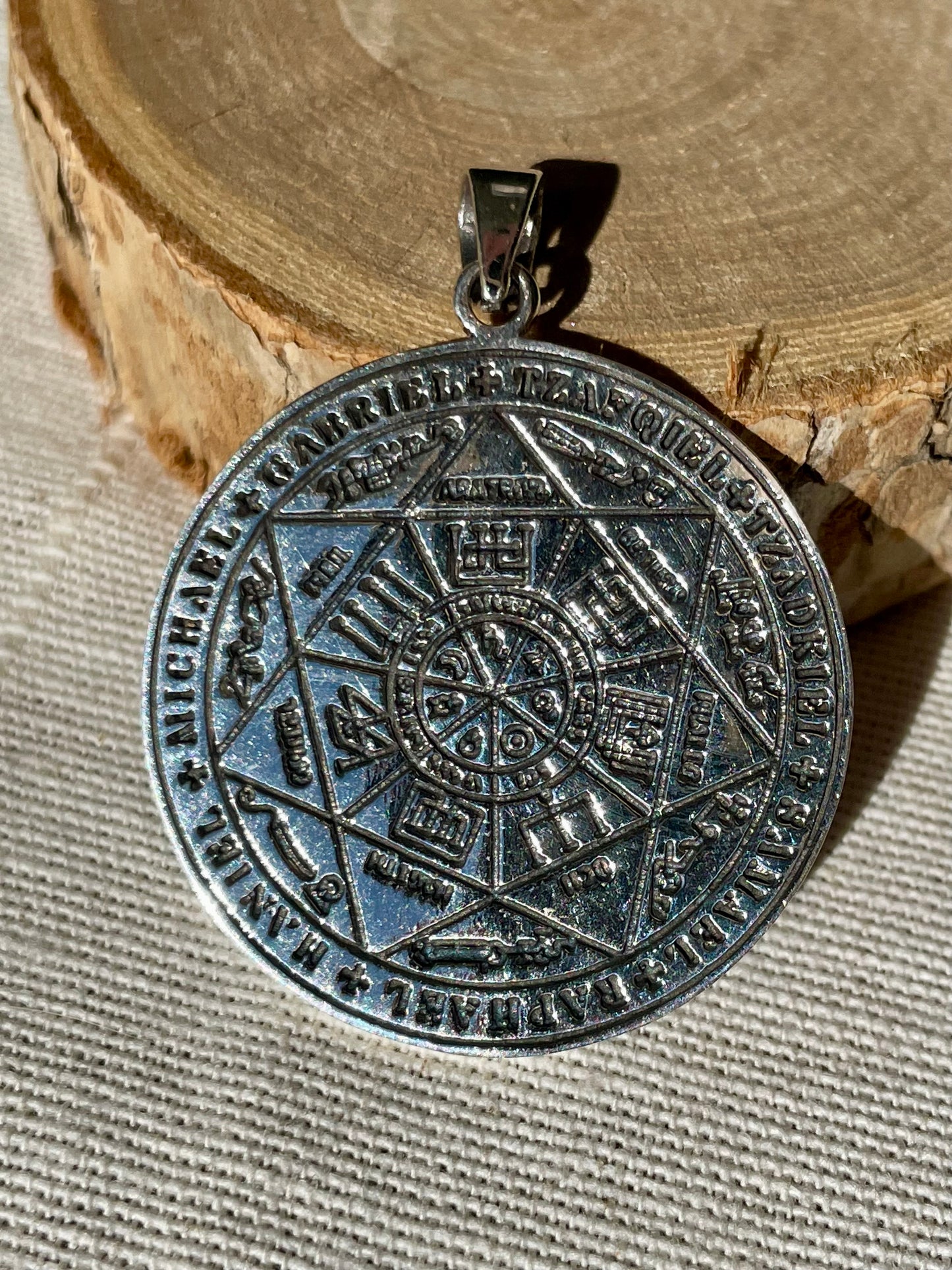 Pendentif du sceau 7 Archanges en Argent 925