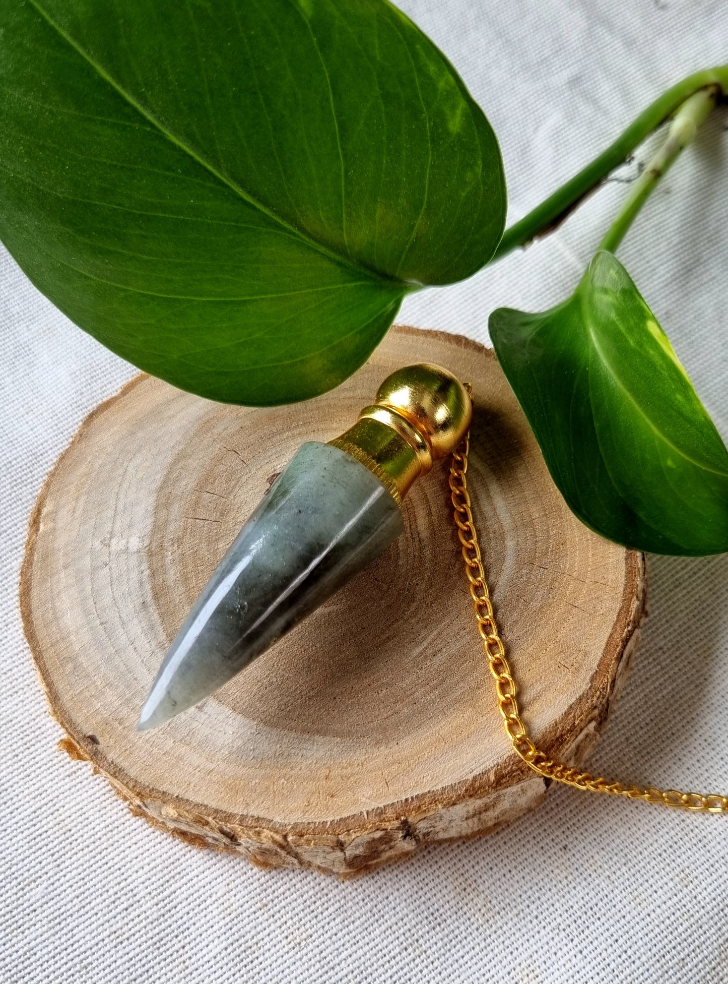 Pendule cône labradorite
