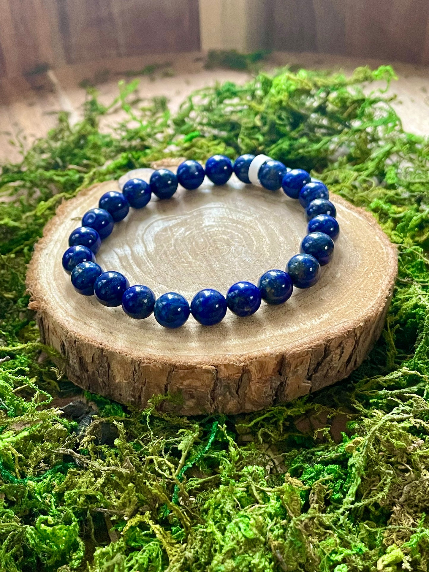 bracelet lapis lazuli 8mm