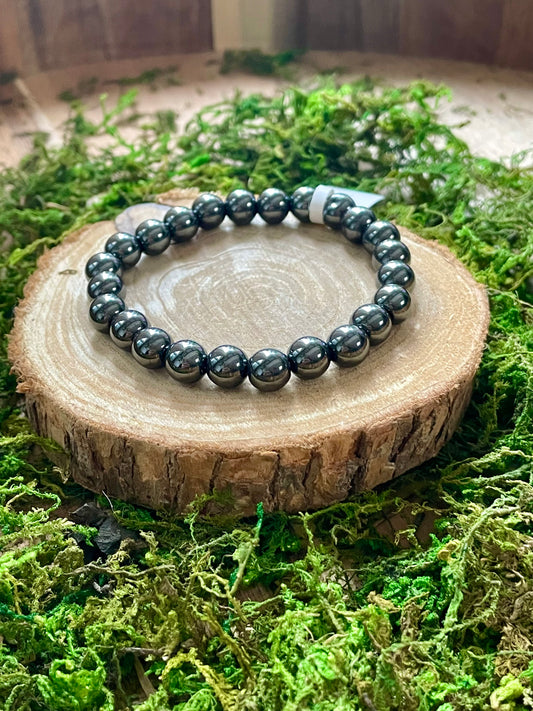 Bracelet en Hématite