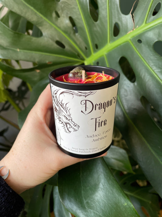 Bougie artisanale - Dragon’s fire