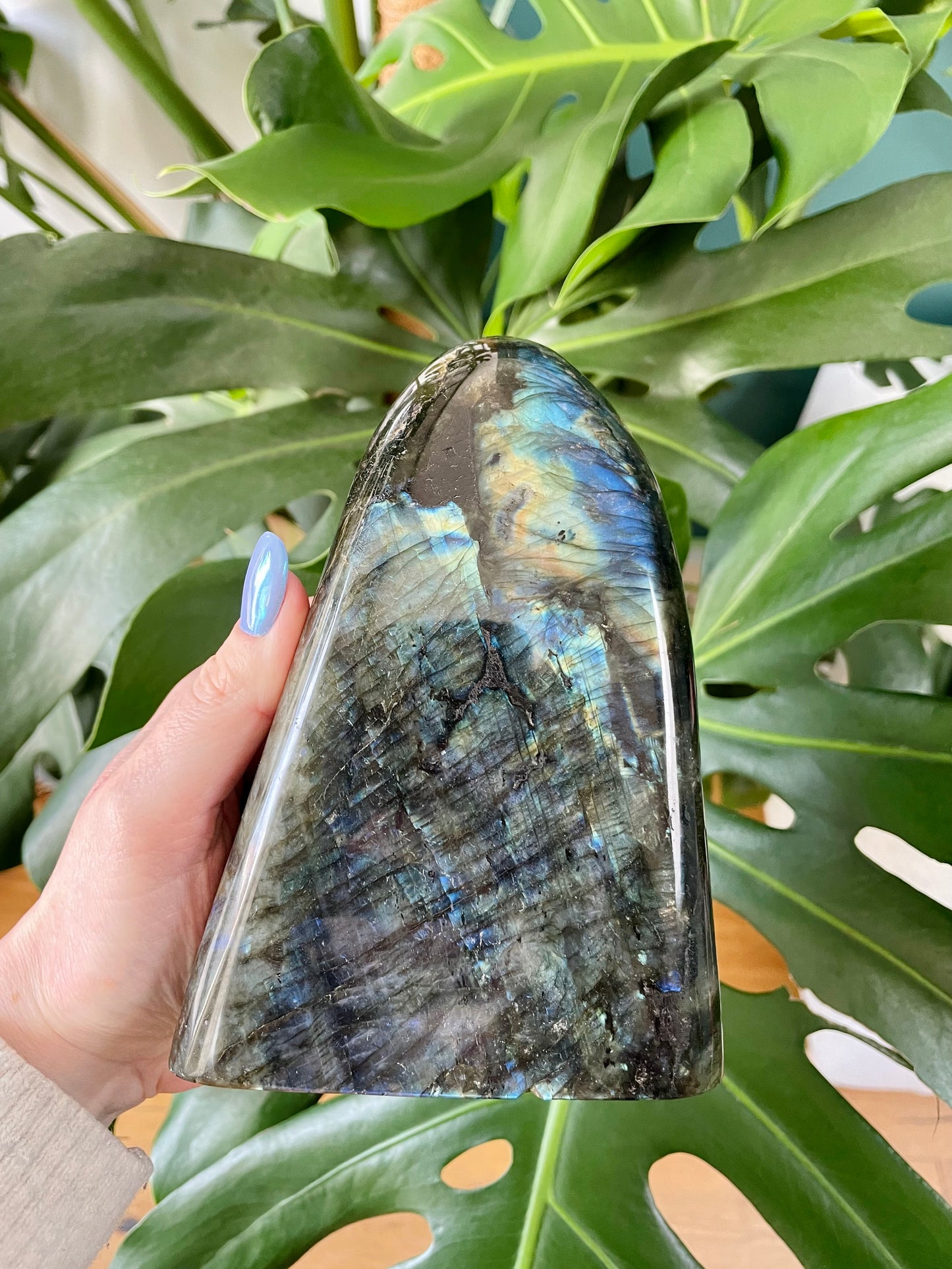 Forme libre de Labradorite Extra