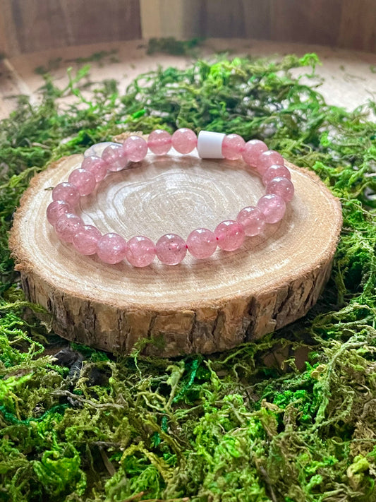 Strawberry Quartz Bracelet