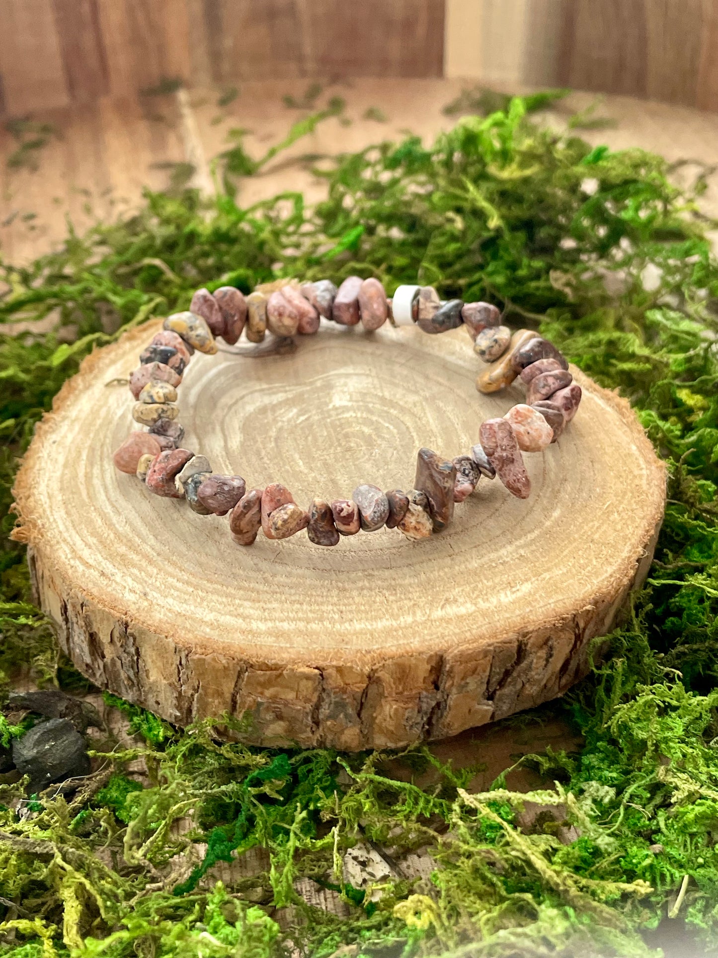 AB Leopard Jasper Bracelet