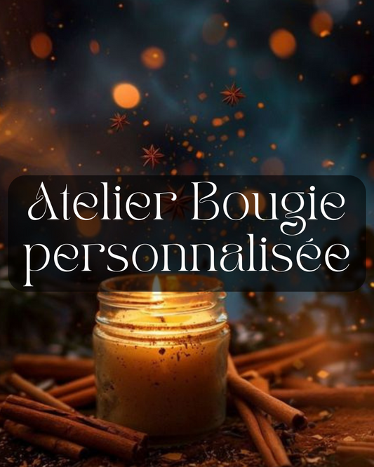 Atelier de bougie personnalisée - samedi 14 décembre de 10h à 12h