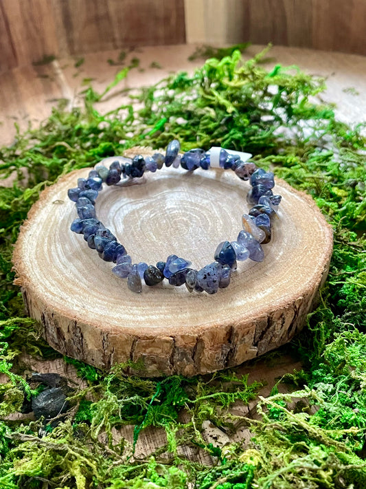 Bracelet baroque en Iolite - Cordiérite