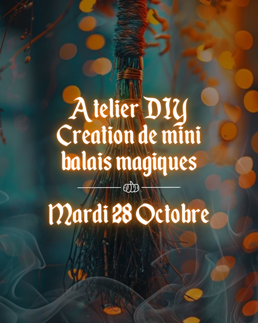 Atelier DIY création de mini balais magiques