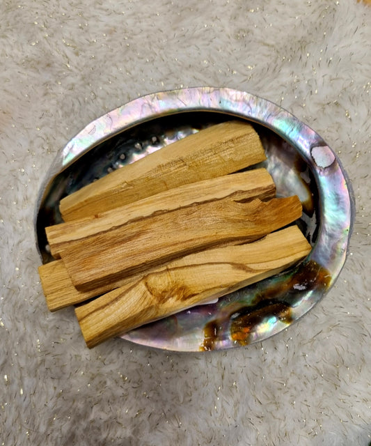 Bâtons de Palo Santo naturels bois sacré fumigation purification énergétique - Lot de 5