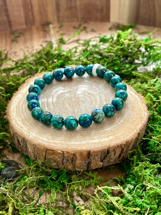 Bracelet Azurite Malachite