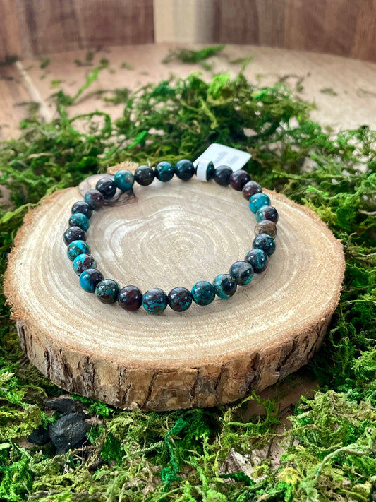 Bracelet Chrysocolle 6mm
