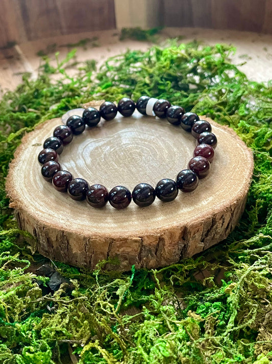 Bracelet Grenat 8mm