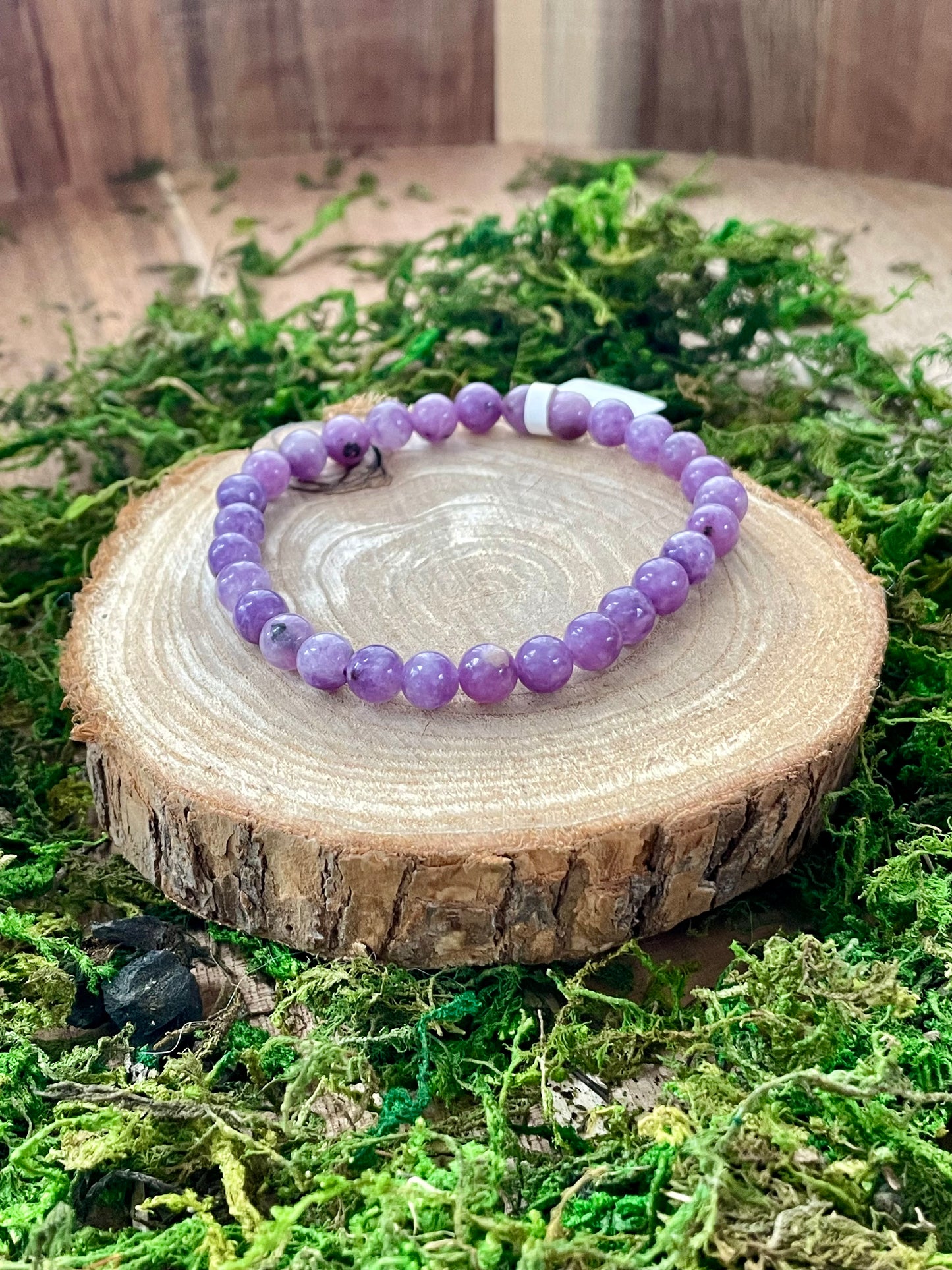 Bracelet Lépidolite 6mm