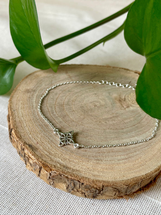 Bracelet Nœud de sorcière argent 925