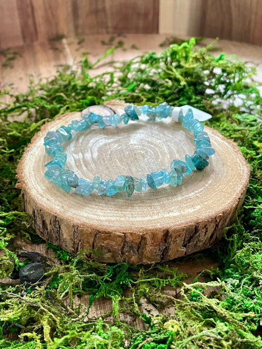Bracelet baroque Apatite