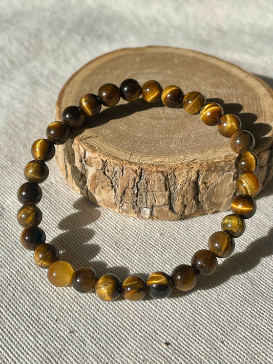 Bracelet Œil de Tigre 6mm