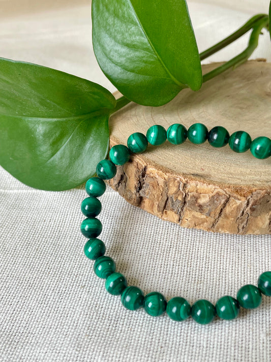 Bracelet pierres naturelles malachite
