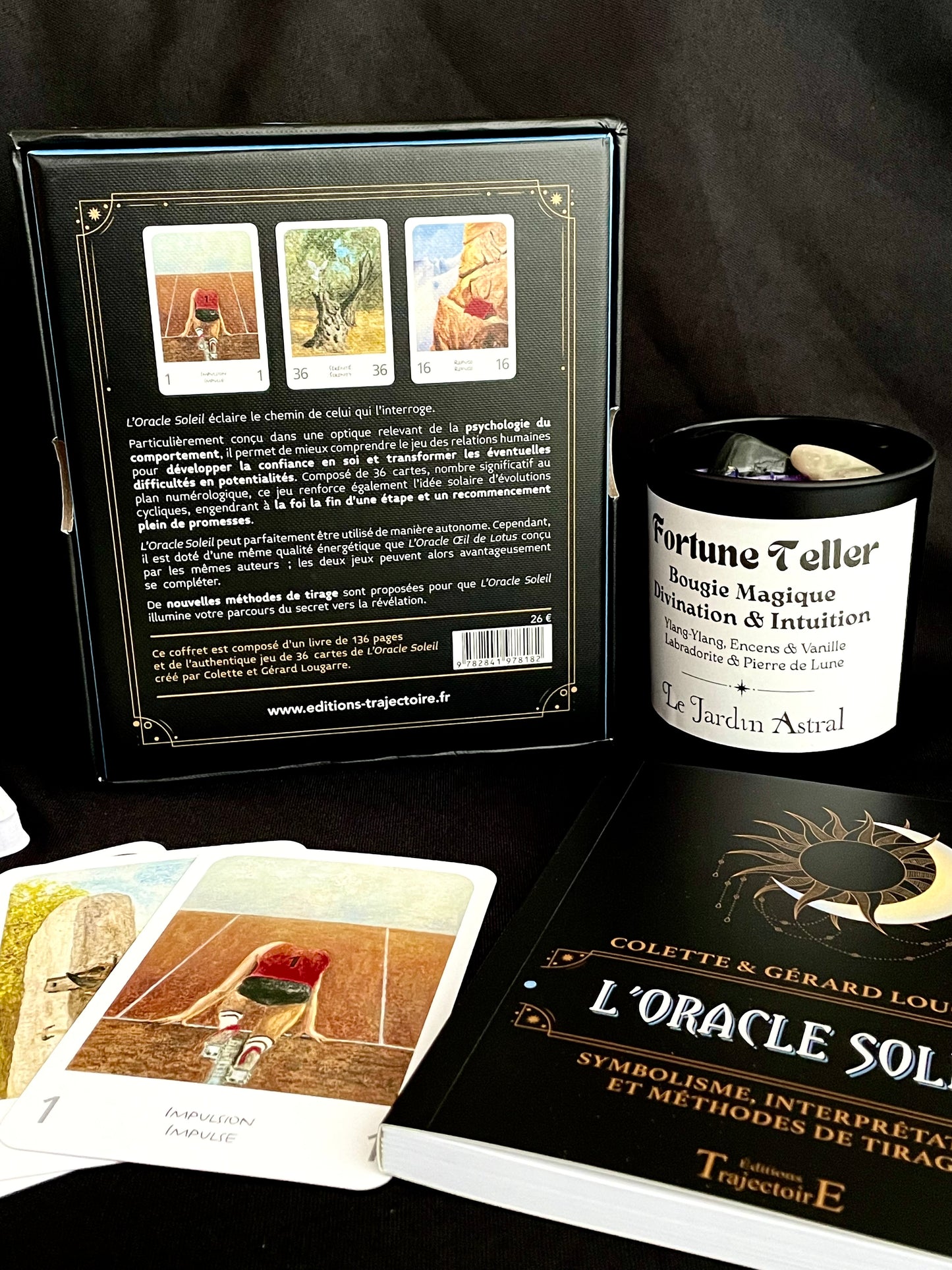 Cartes de l'Oracle Soleil - Illustrations colorées pour la divination et le développement personnel
