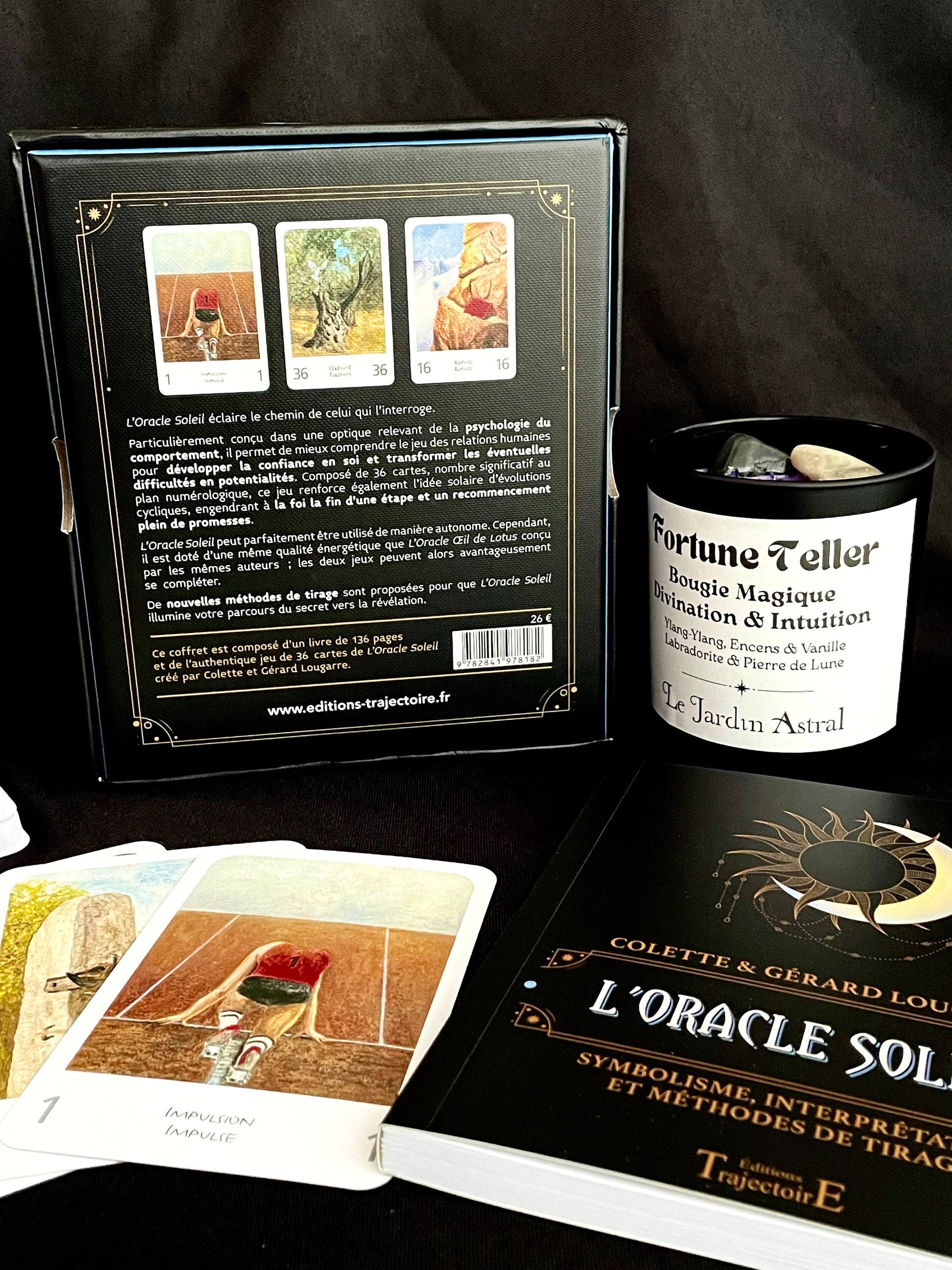 Cartes de l'Oracle Soleil - Illustrations colorées pour la divination et le développement personnel
