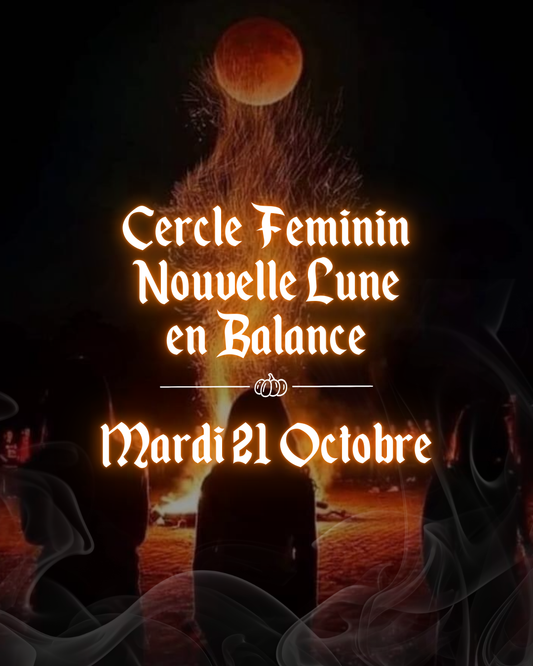 Cercle féminin de nouvelle lune en balance