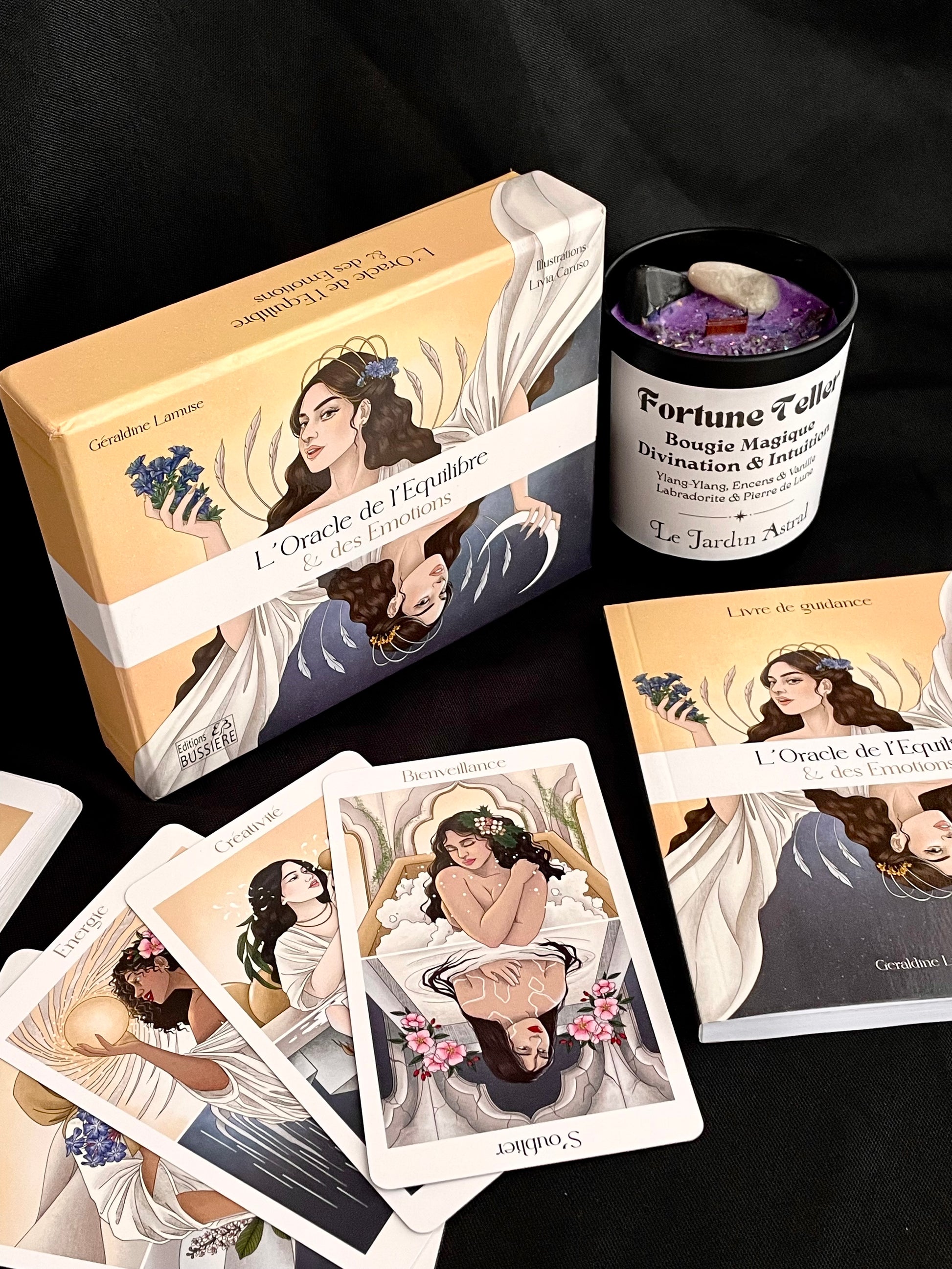 Détail des cartes Oracle de l'Équilibre et des Émotions - Guidance spirituelle