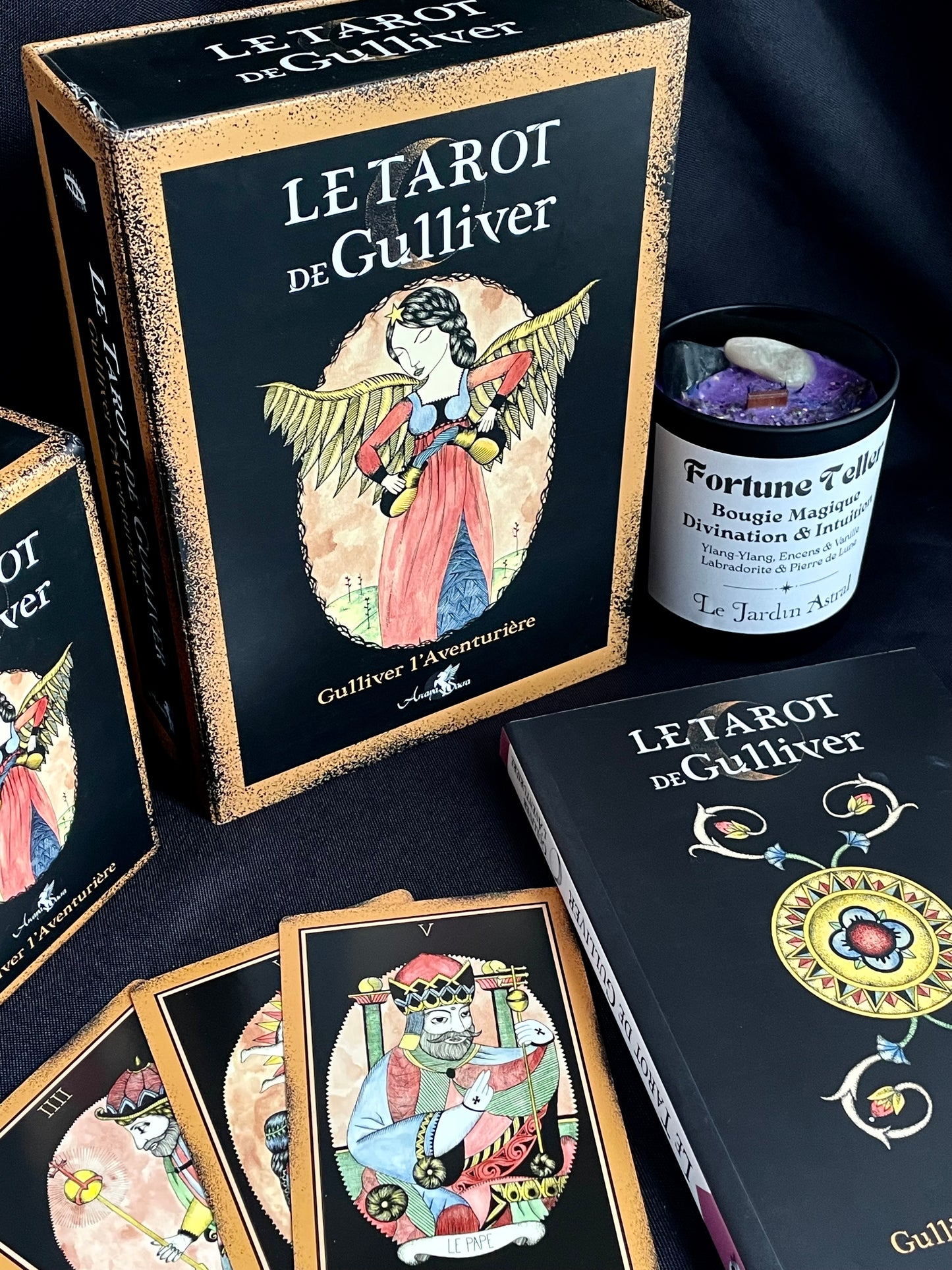 Détail des cartes du Tarot de Gulliver
