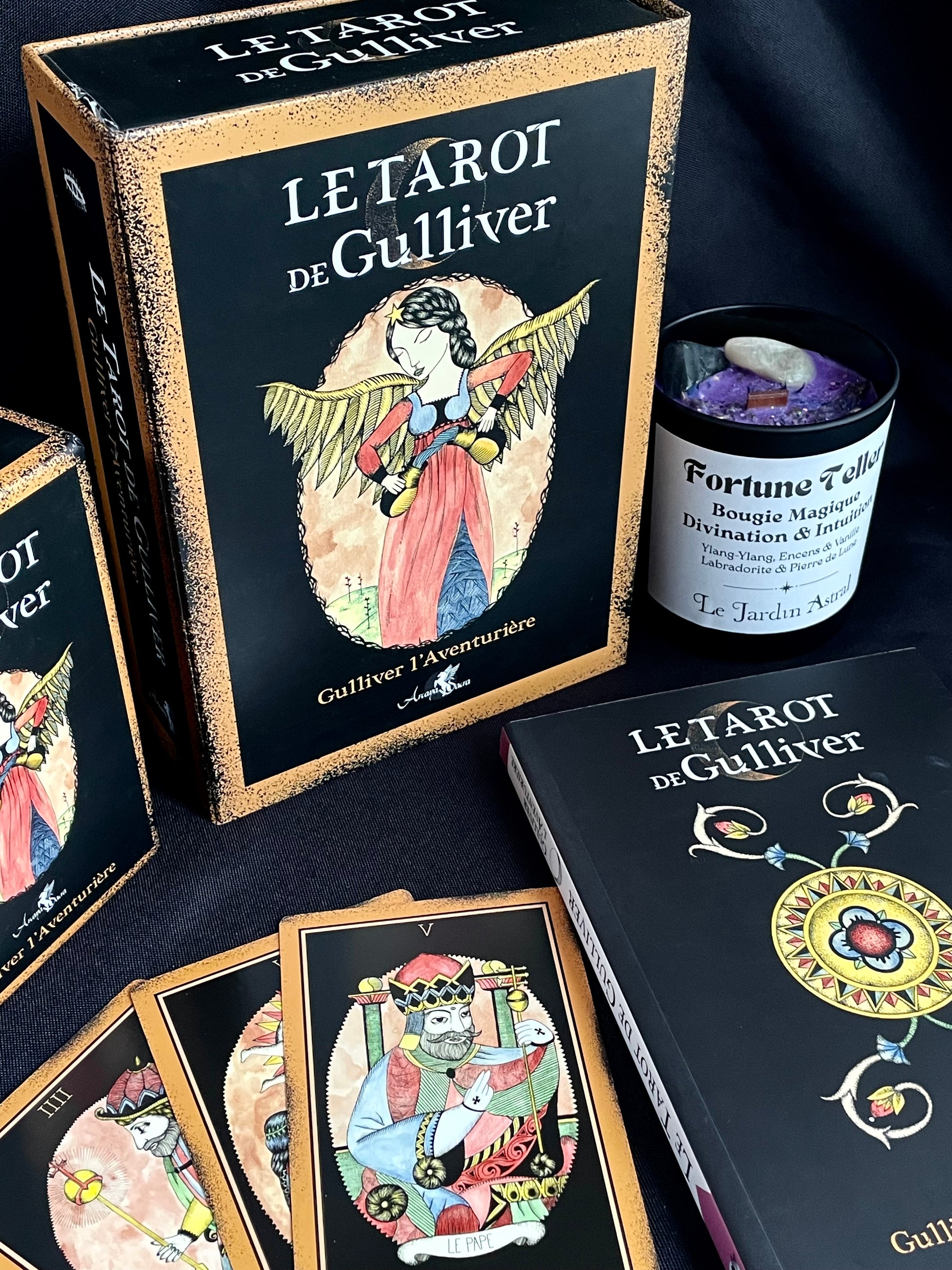 Détail des cartes du Tarot de Gulliver
