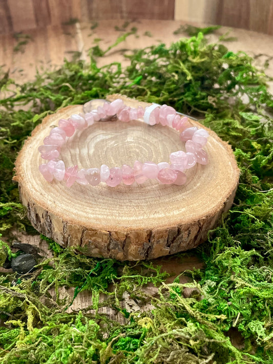 A+ Rose Quartz Bracelet